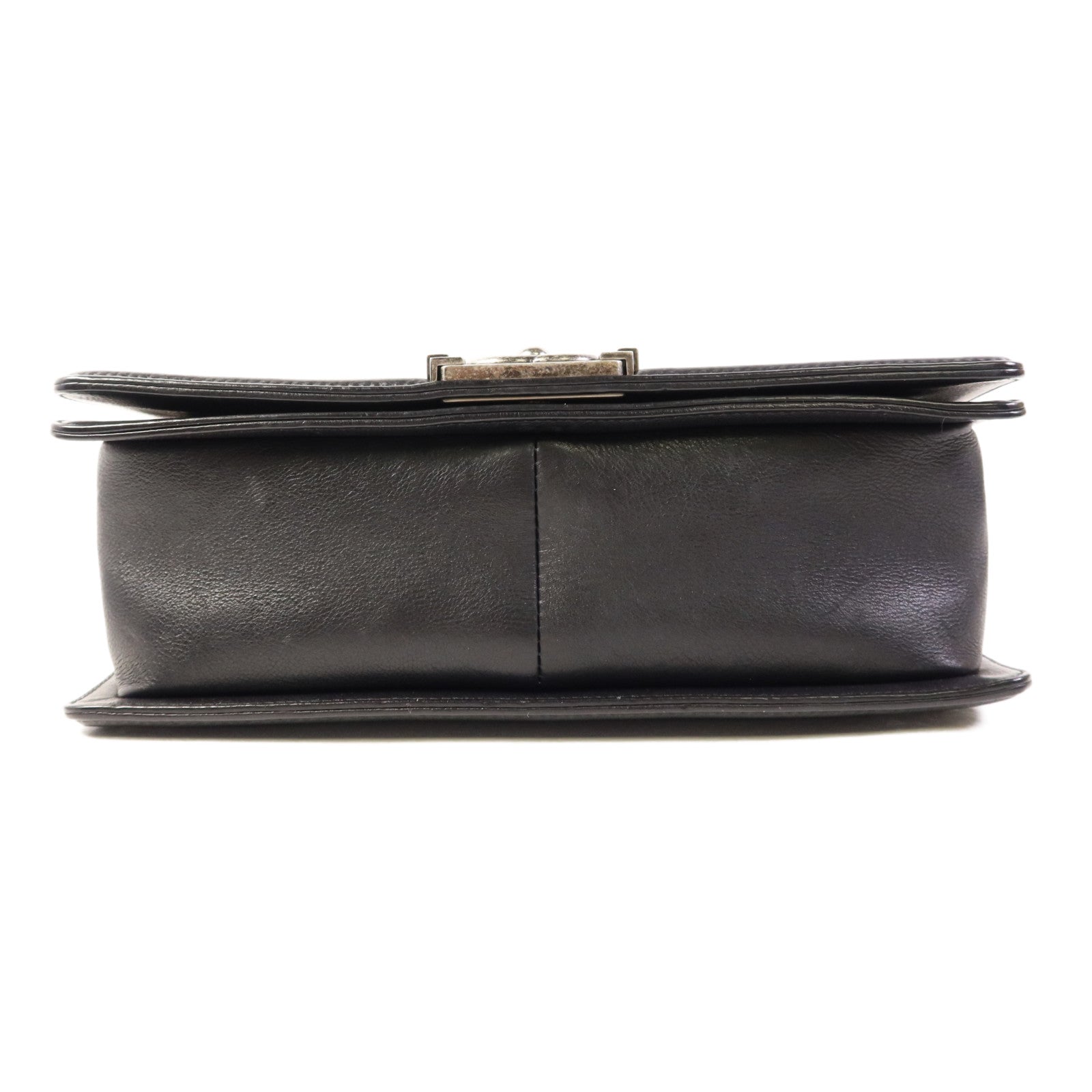 CHANEL 牛皮皮革Boy 25鏈帶肩背袋