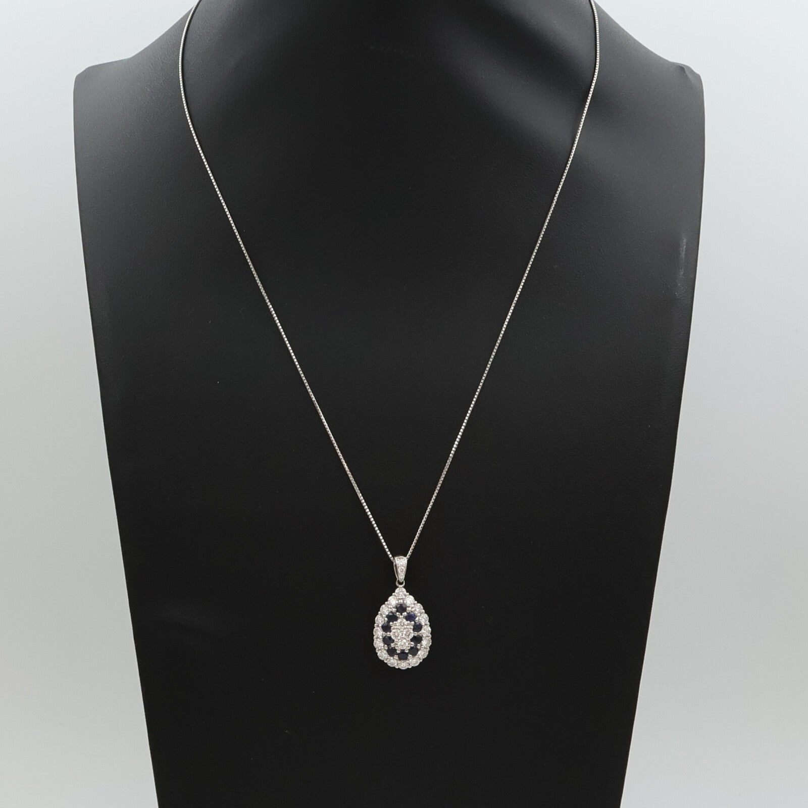 JEWELRY PT900鉑金/PT850鉑金/藍寶石Sapphire鑽石項鍊