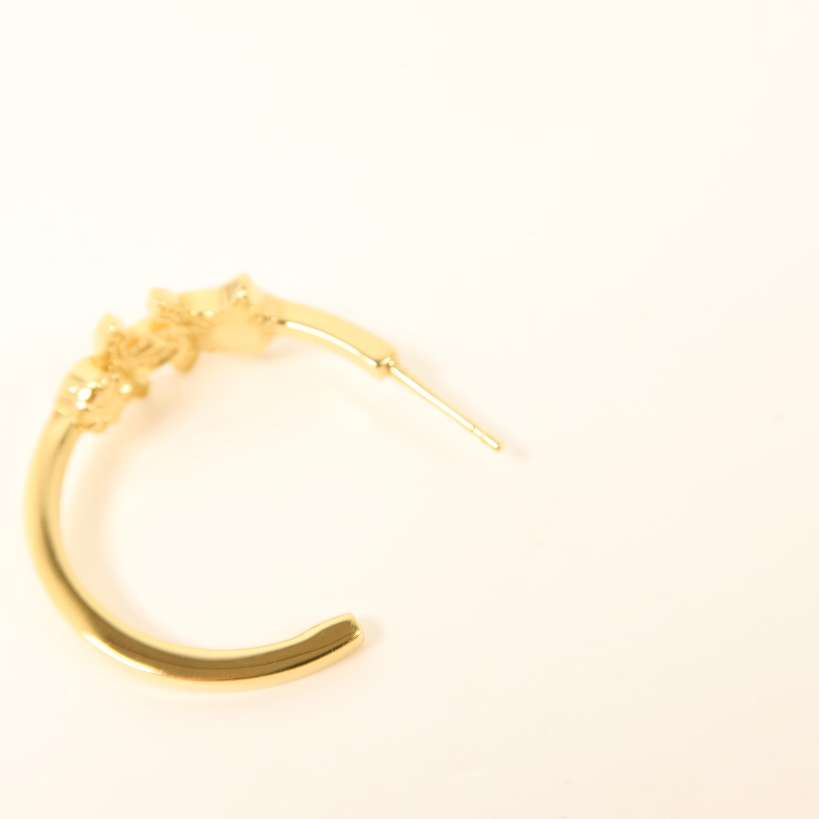 CHANEL 金屬/水晶Pierced Earring耳環