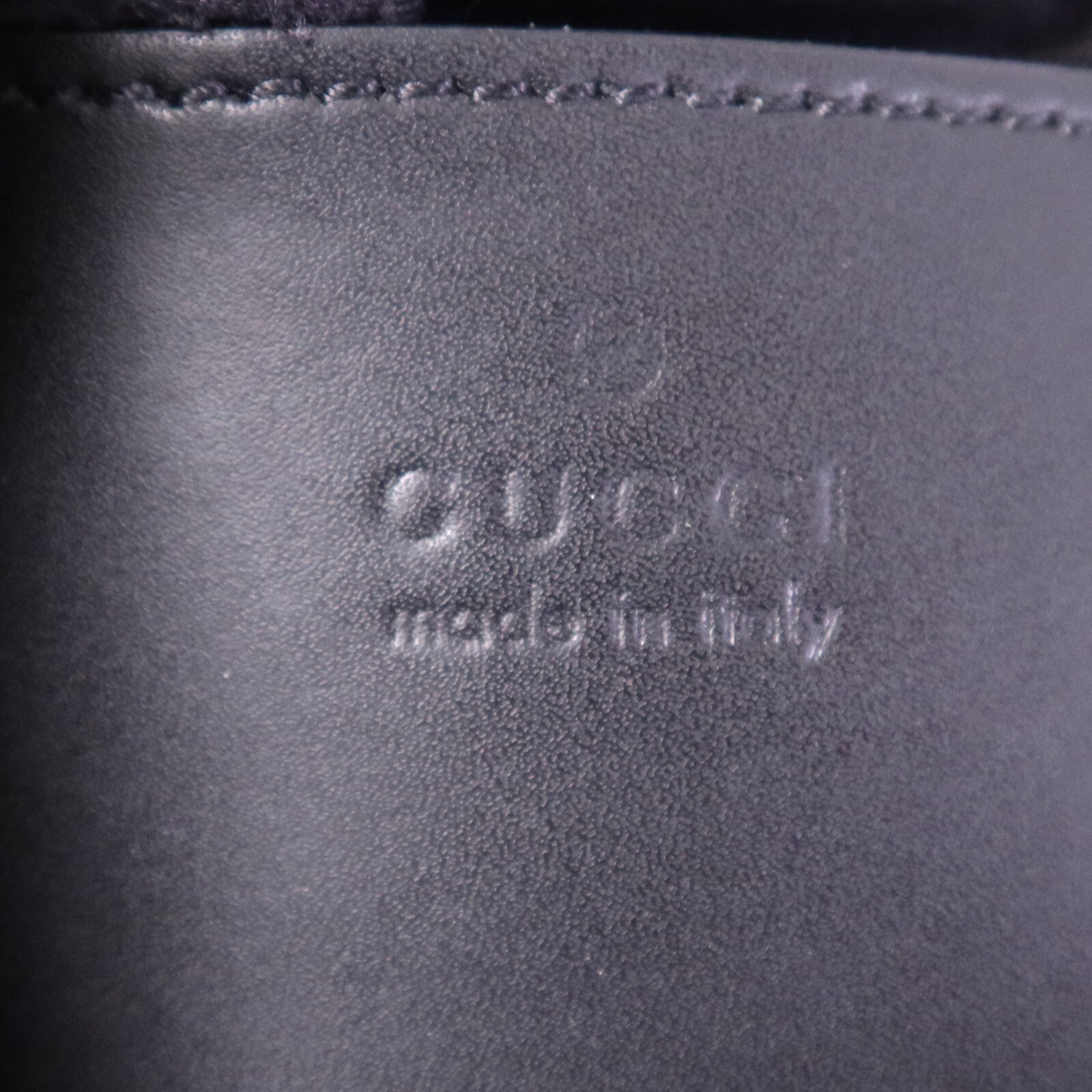 GUCCI 塗層帆布GG Supreme Mini銀扣手挽肩背兩用袋