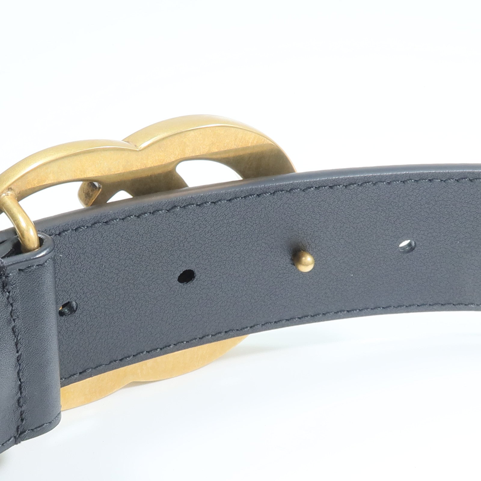 GUCCI 牛皮皮革GG Marmont皮帶