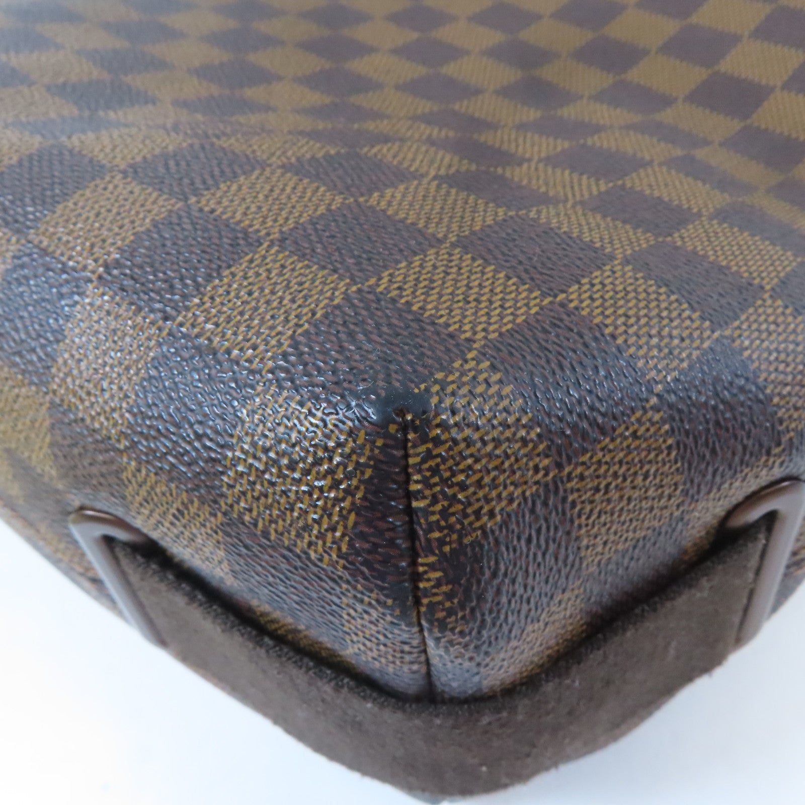 LOUIS VUITTON 【激減優惠】Damier Brooklyn GM金扣肩背袋啡色