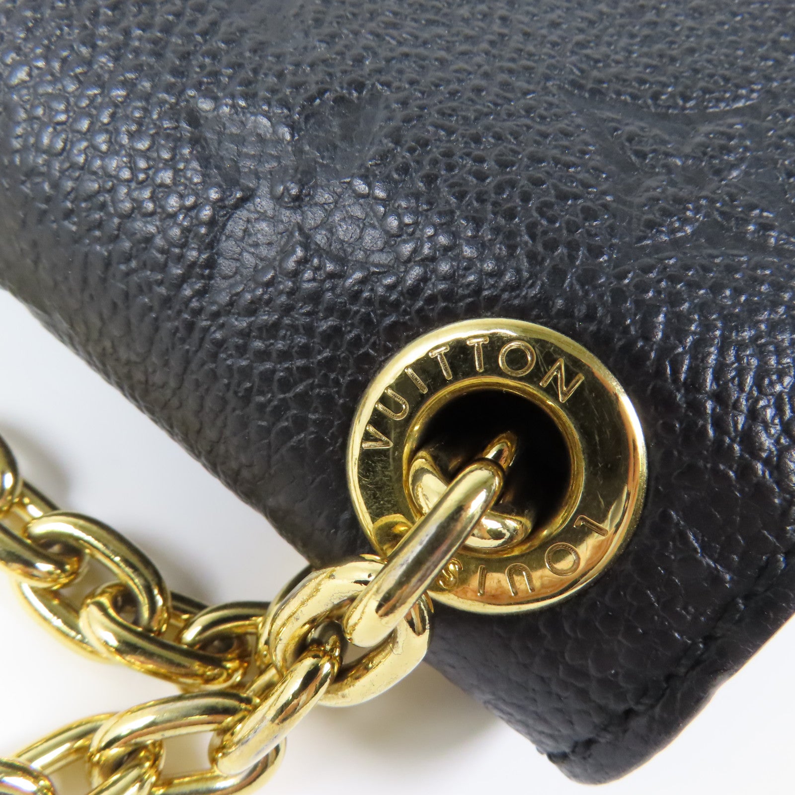 LOUIS VUITTON Monogram Empreinte Vavin BB金扣肩背袋