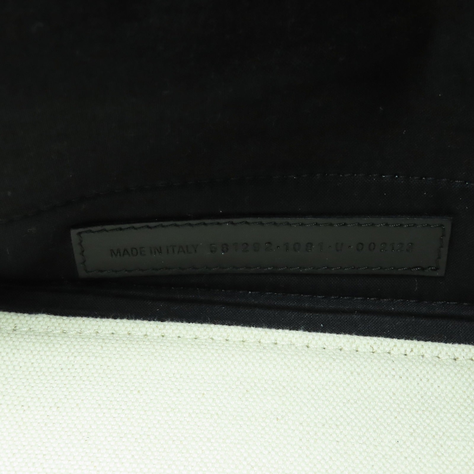 BALENCIAGA 【激減優惠】帆布Tote Bag銀扣手挽袋白色/黑色