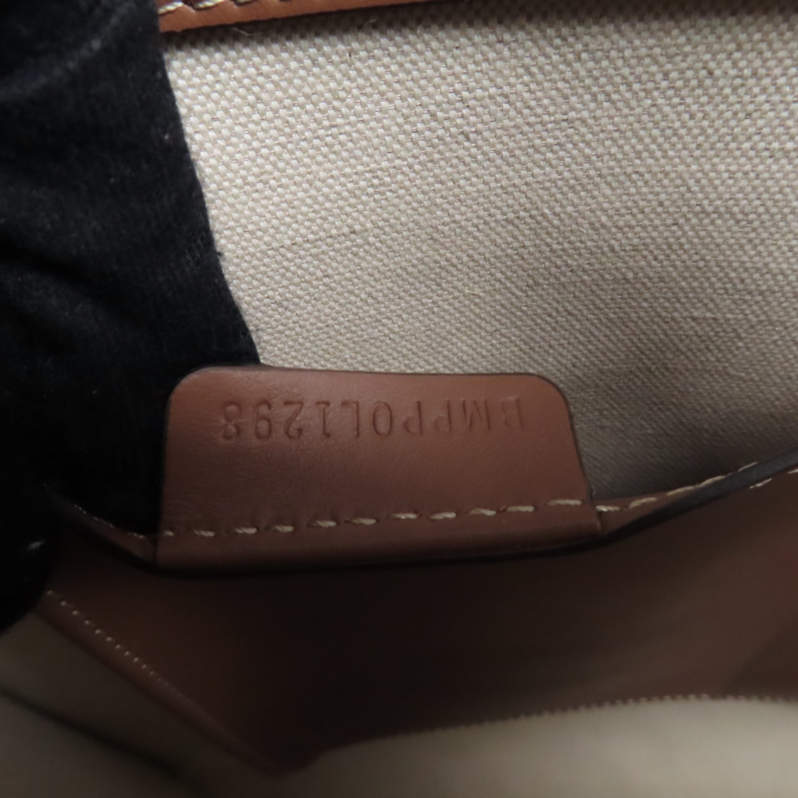 BURBERRY 帆布2Way Shoulder金扣手挽肩背兩用袋白色/啡色