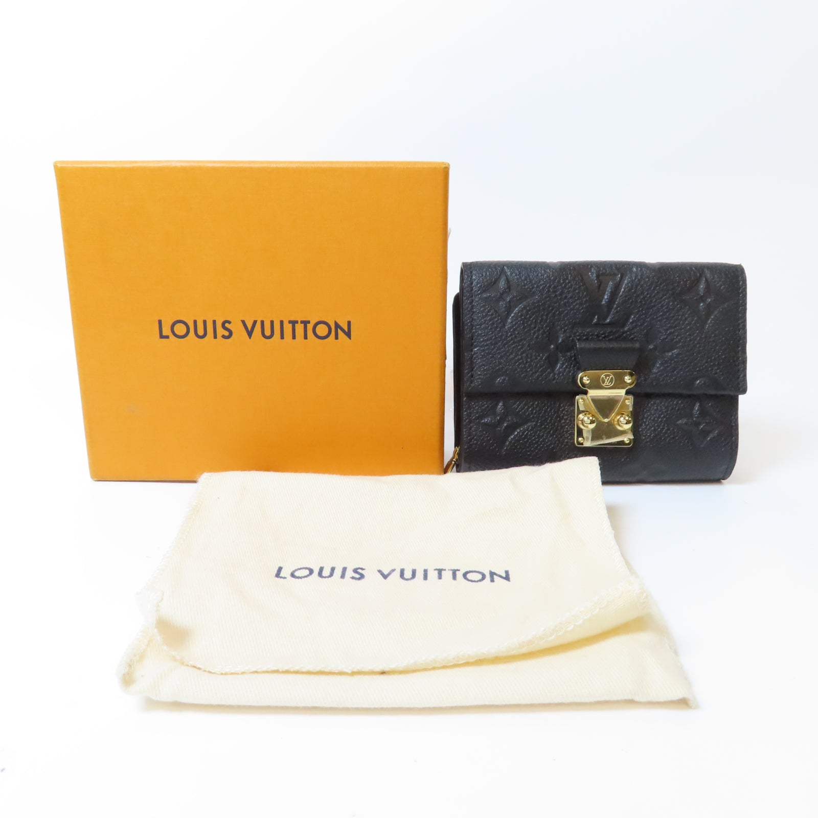 LOUIS VUITTON 【激減優惠】Monogram Empreinte Metis Wallet金扣錢包黑色