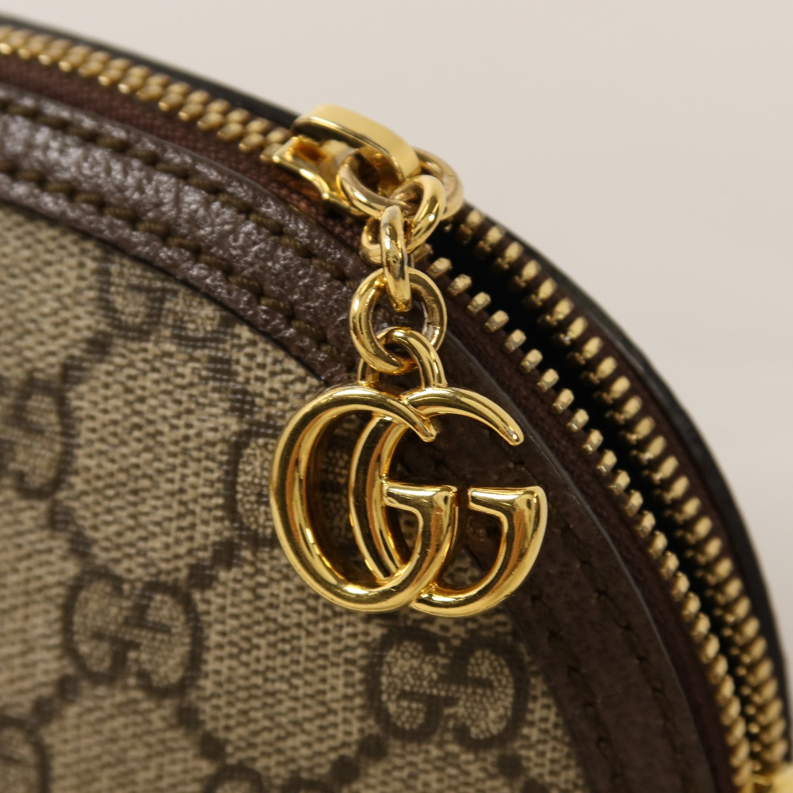 GUCCI 塗層帆布Ophidia金扣肩背袋