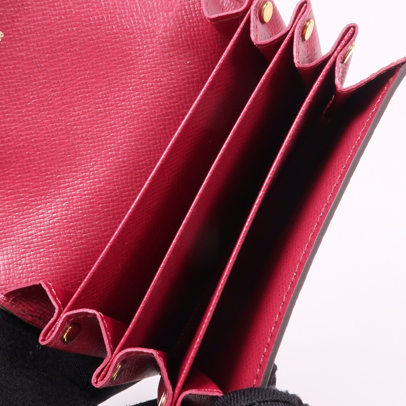 LOUIS VUITTON Monogram Sarah Multicartes金扣零錢包/卡片套