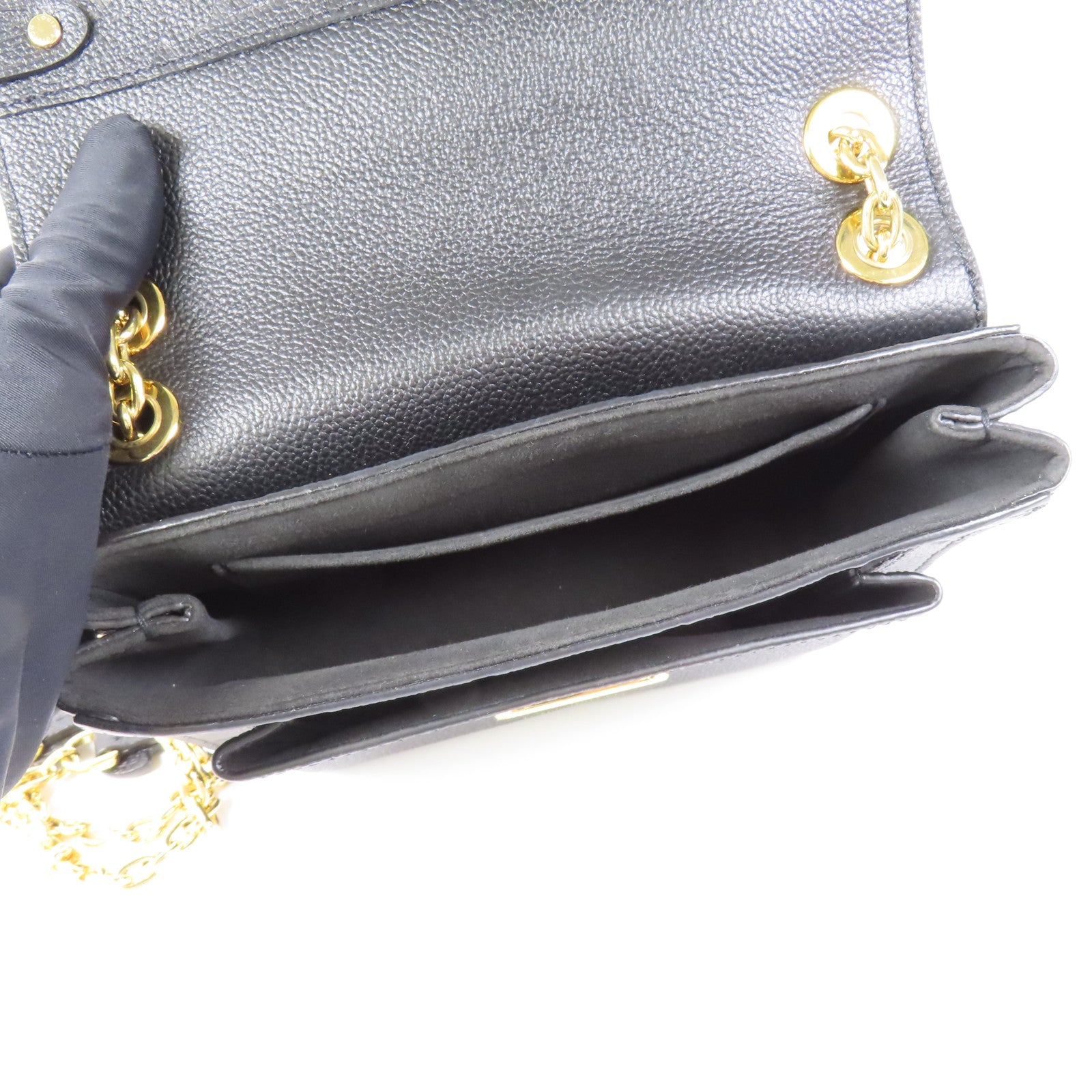 LOUIS VUITTON Monogram Empreinte Vavin BB金扣肩背袋