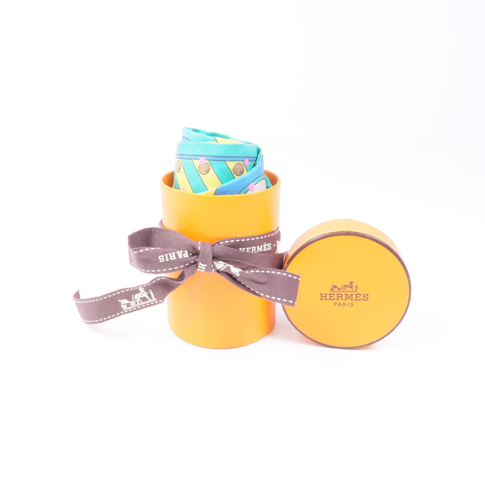 HERMES 絲質Twilly絲巾