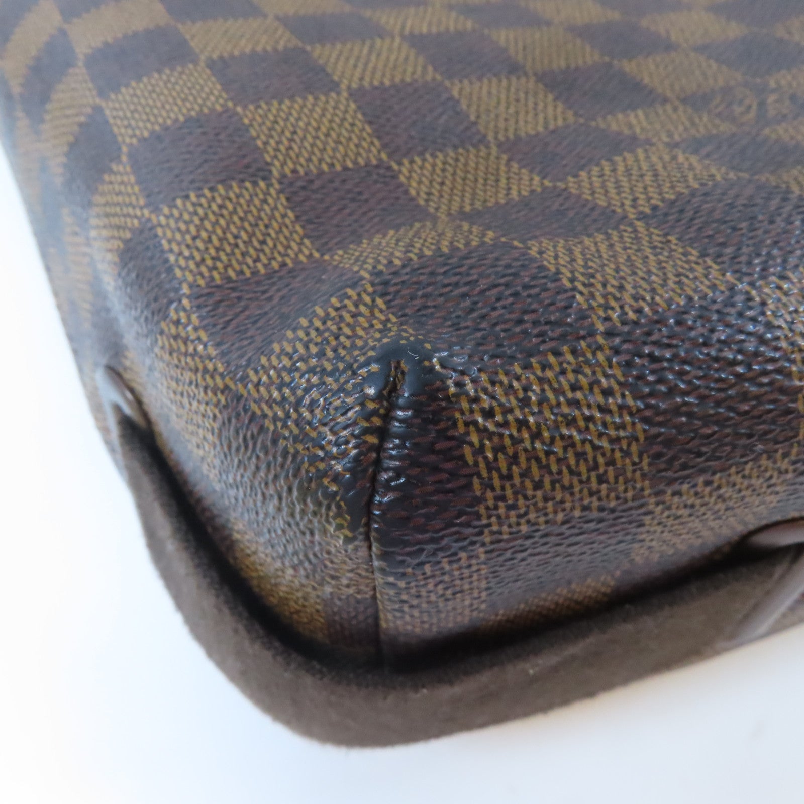 LOUIS VUITTON 【激減優惠】Damier Brooklyn GM金扣肩背袋啡色
