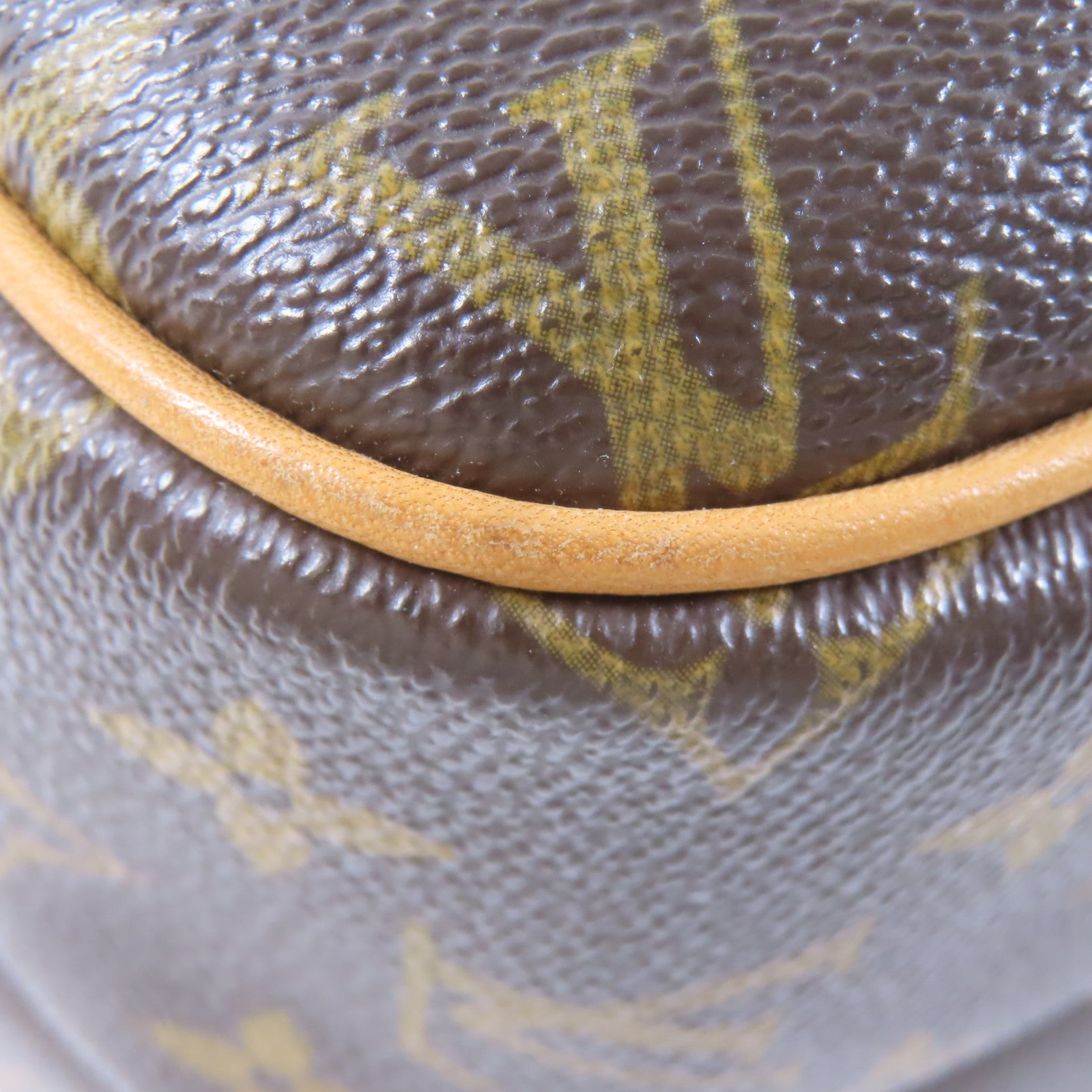 LOUIS VUITTON Monogram Reporter PM金扣肩背袋棕色