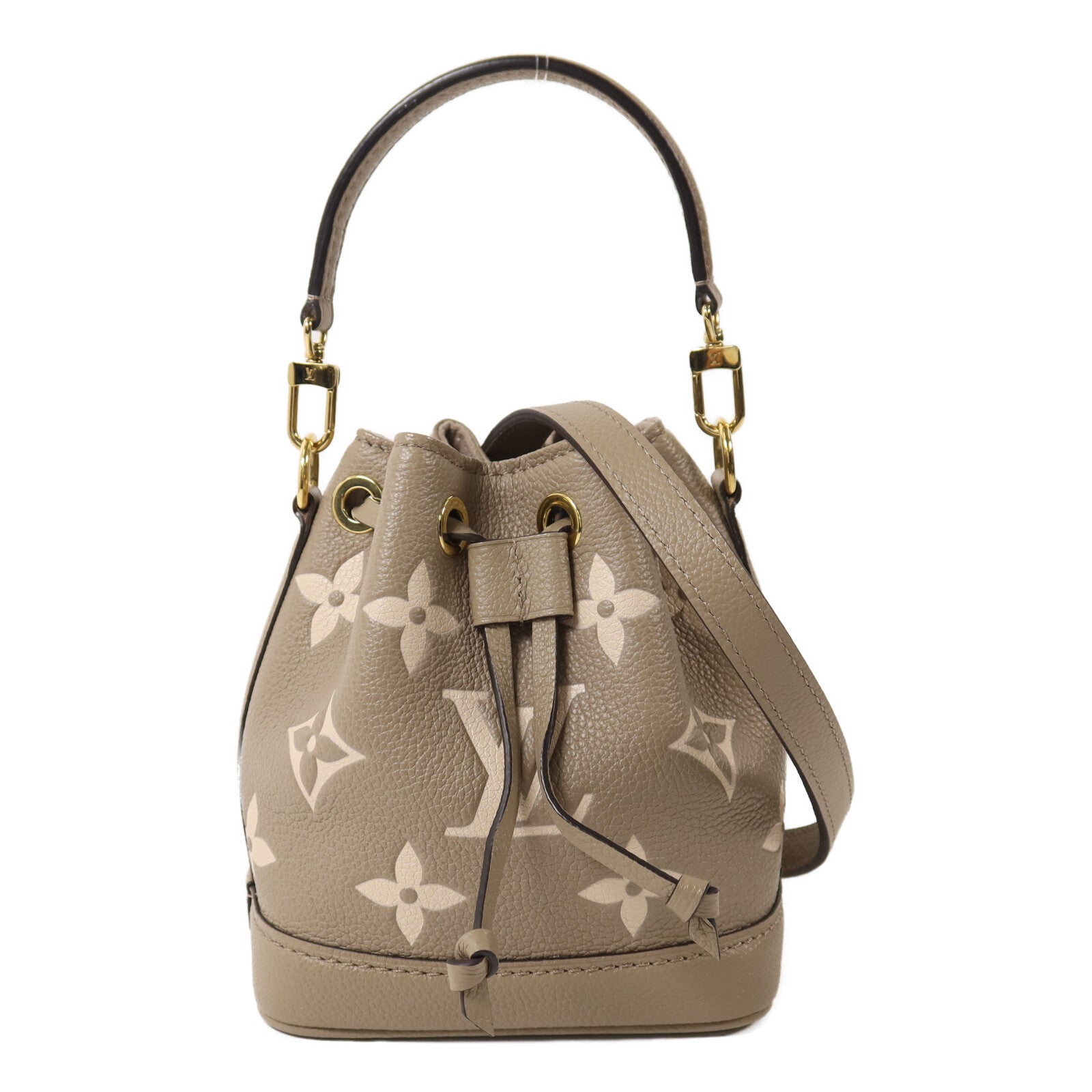LOUIS VUITTON Monogram Empreinte Nano Noe手挽肩背兩用袋