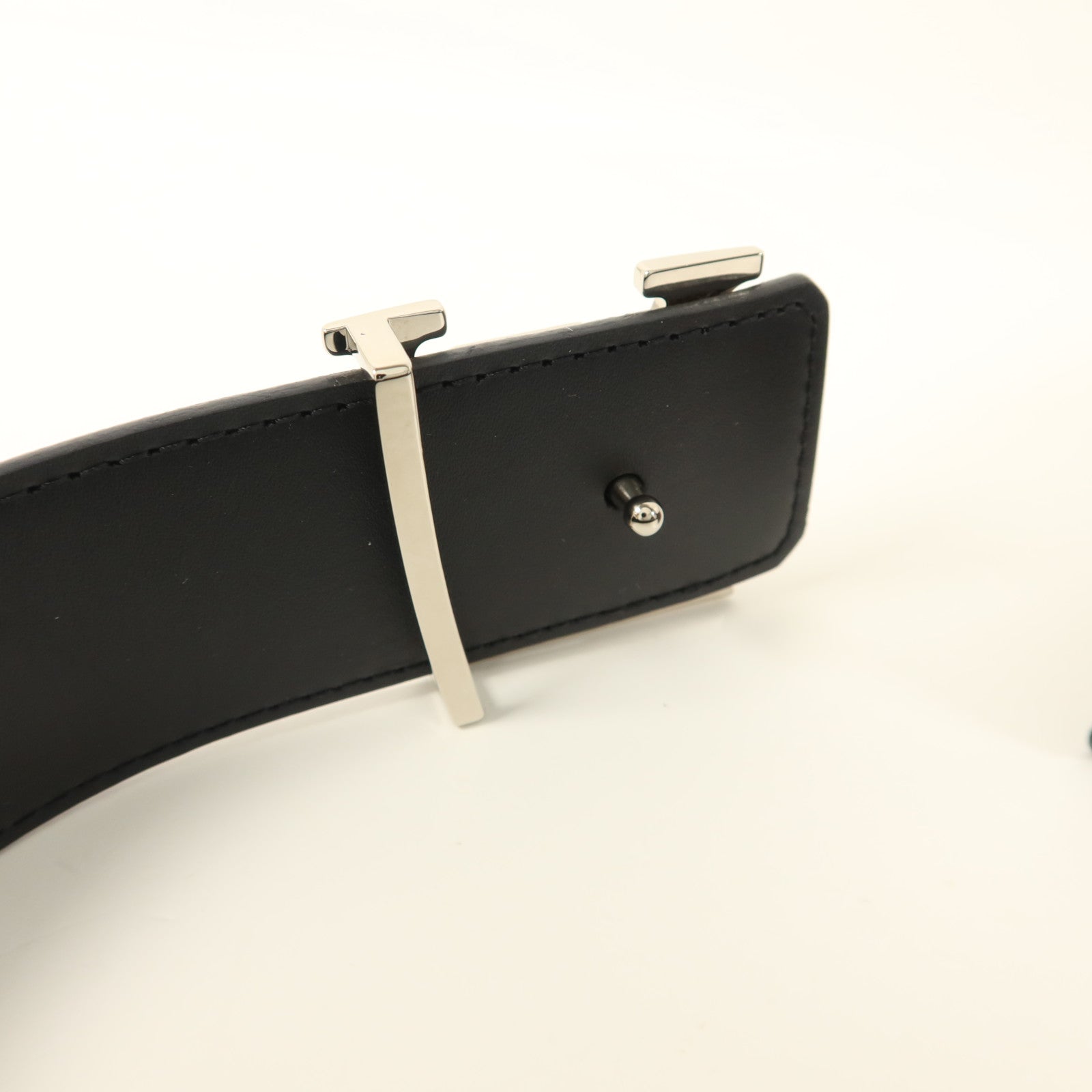 LOUIS VUITTON Monogram Belt銀扣皮帶