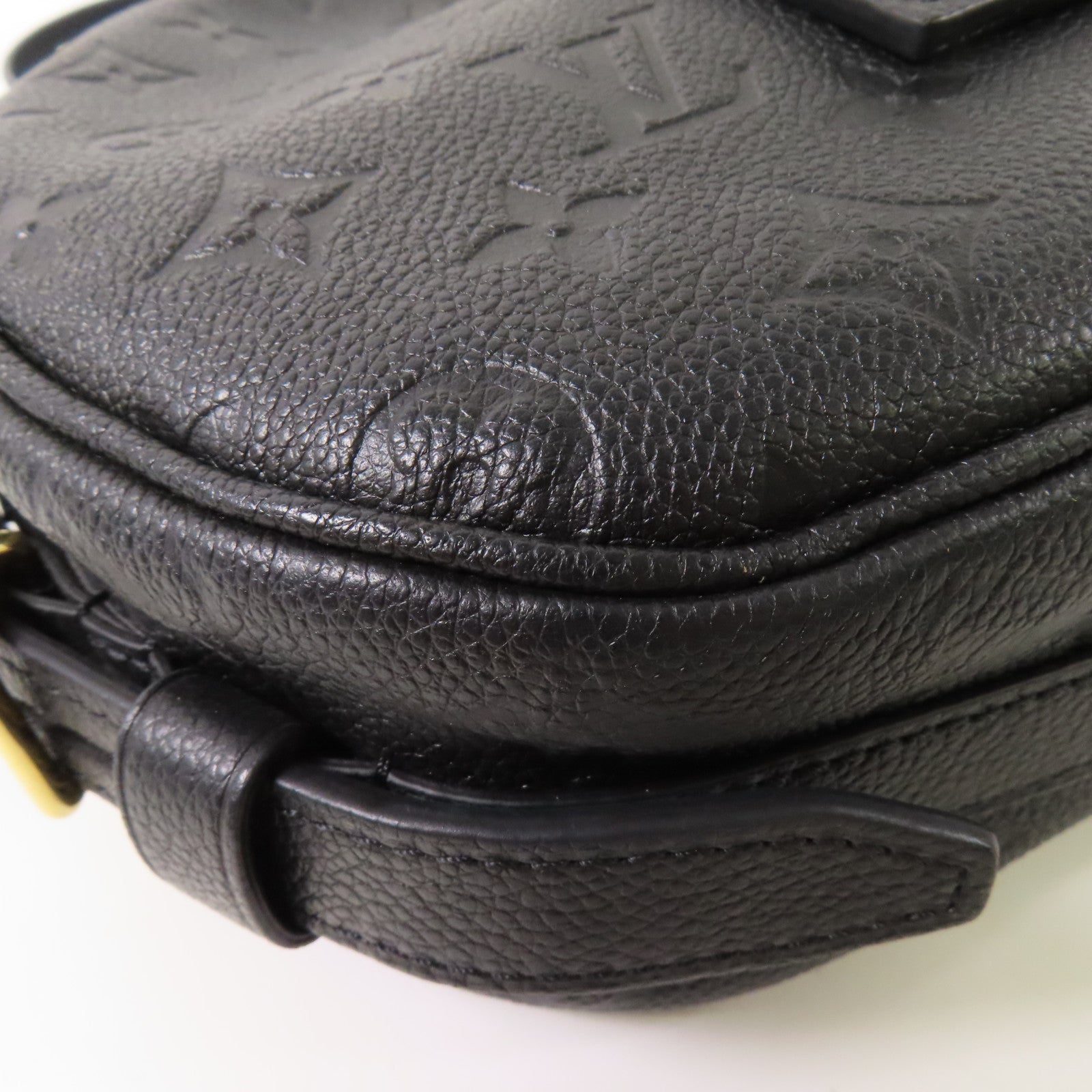 LOUIS VUITTON LV GHW Boite Chapeau Shoulder Bag M45649 Monogram Empreinte Black