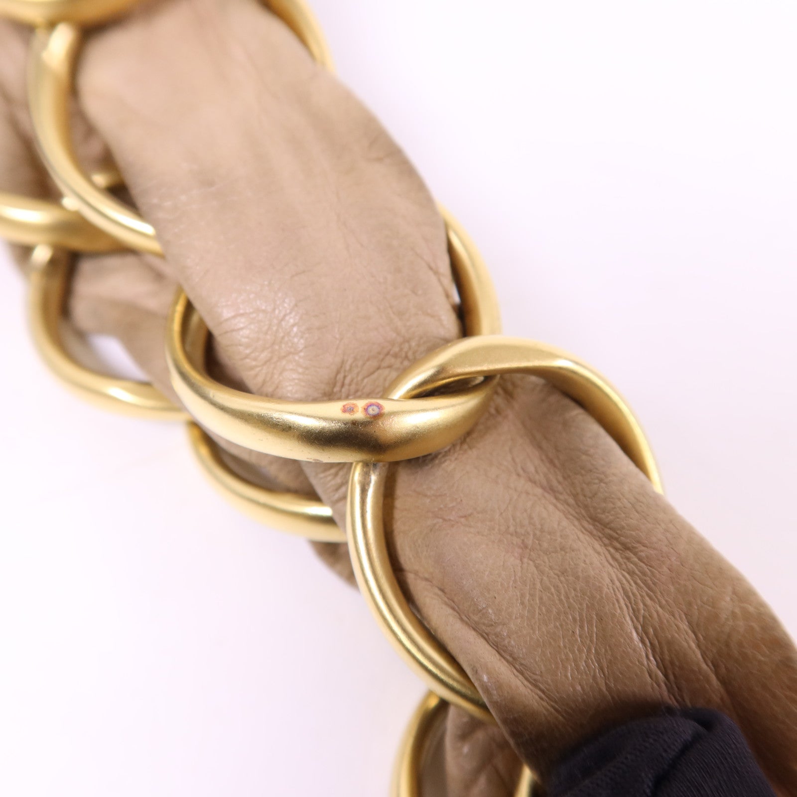 CHANEL 羊皮皮革Shoulder Bag金扣肩背袋