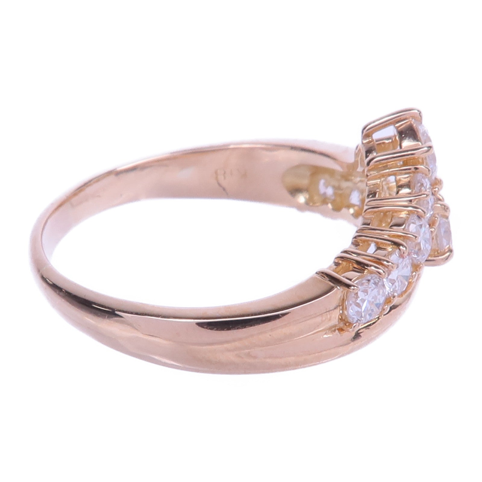 JEWELRY 【激減優惠】18K黃金Diamond Ring鑽石戒指US#8
