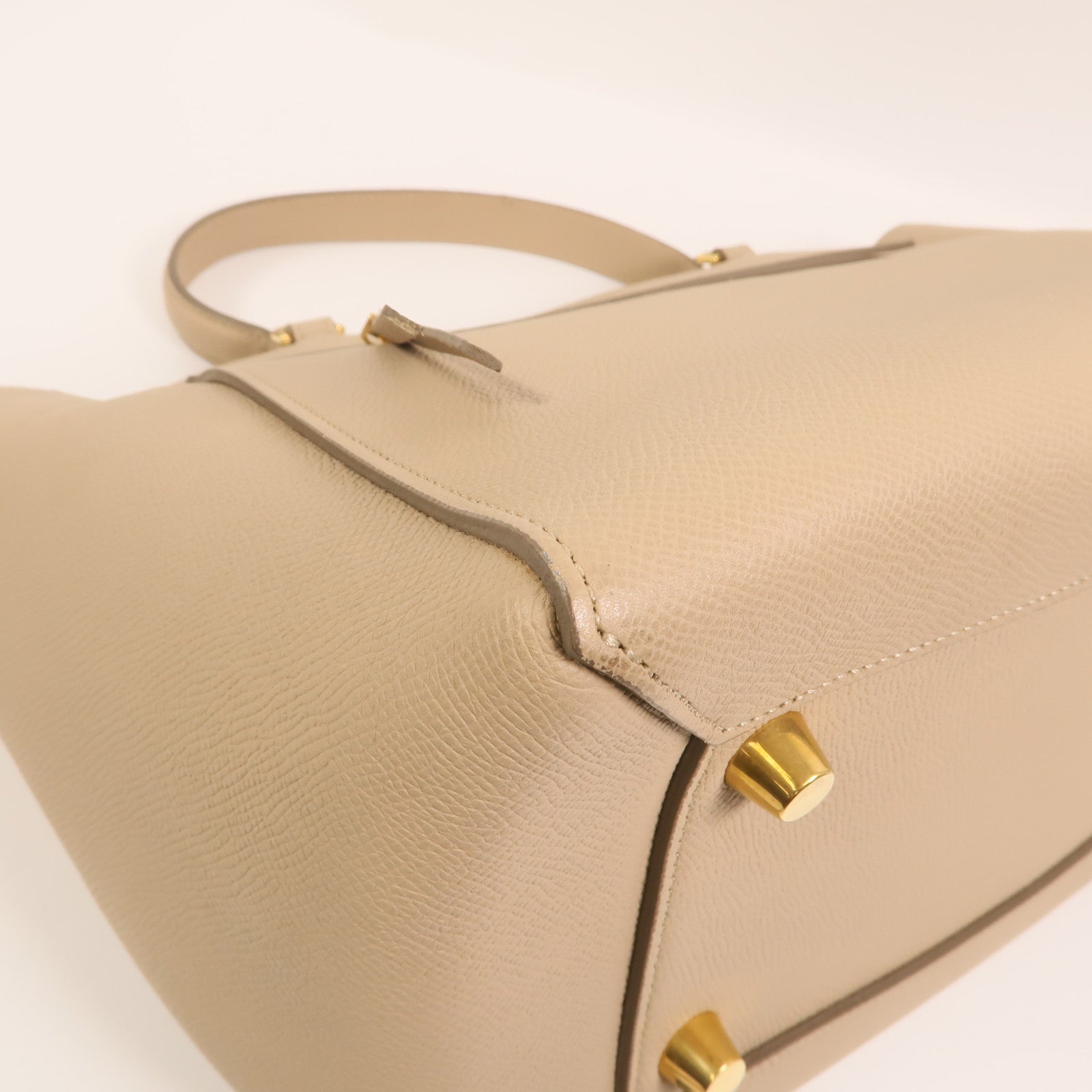 CELINE 牛皮皮革Micro Belt Bag金扣手挽肩背兩用袋