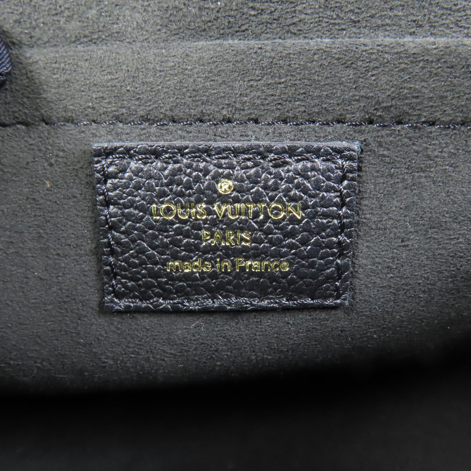 LOUIS VUITTON Monogram Empreinte Vavin BB金扣肩背袋