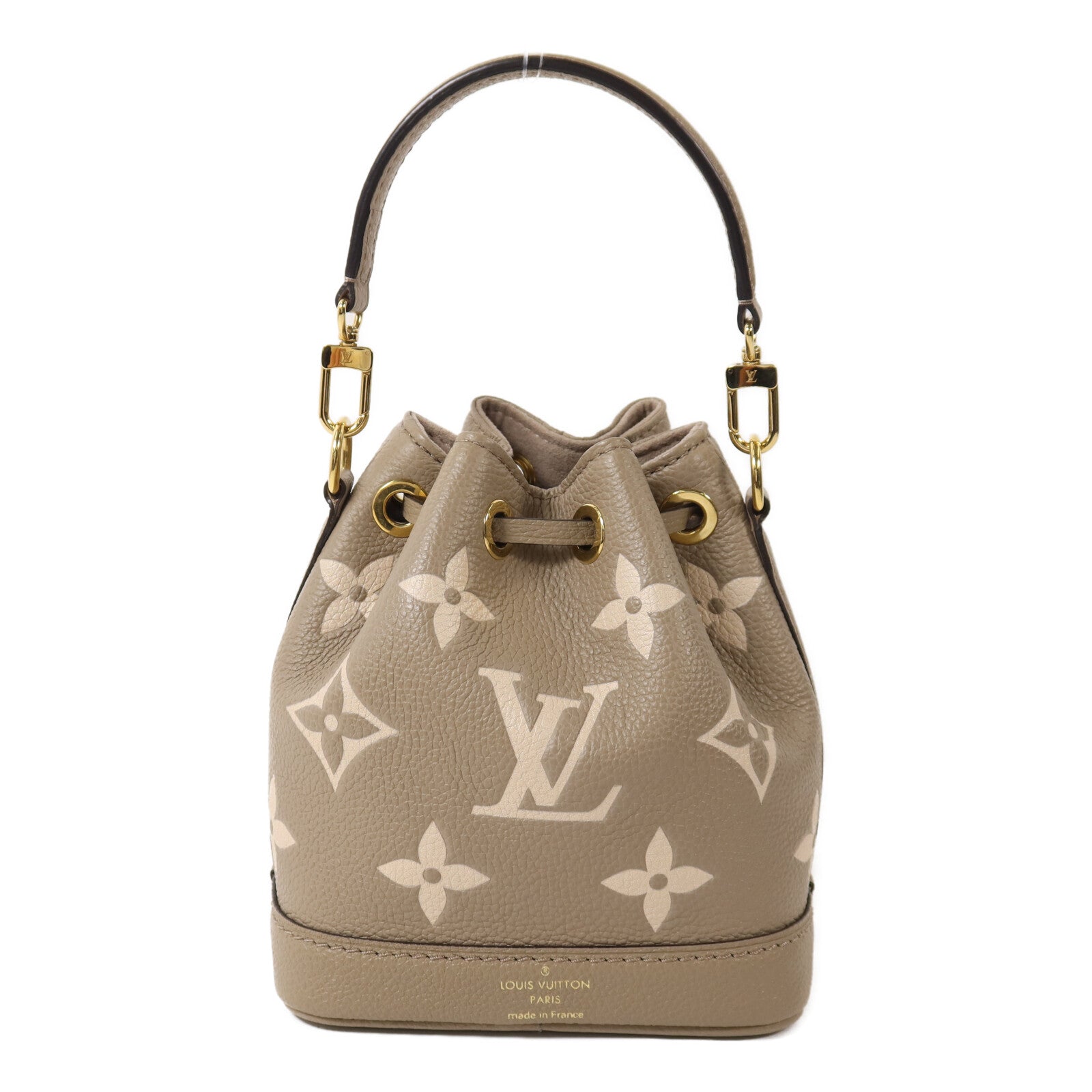 LOUIS VUITTON Monogram Empreinte Nano Noe手挽肩背兩用袋