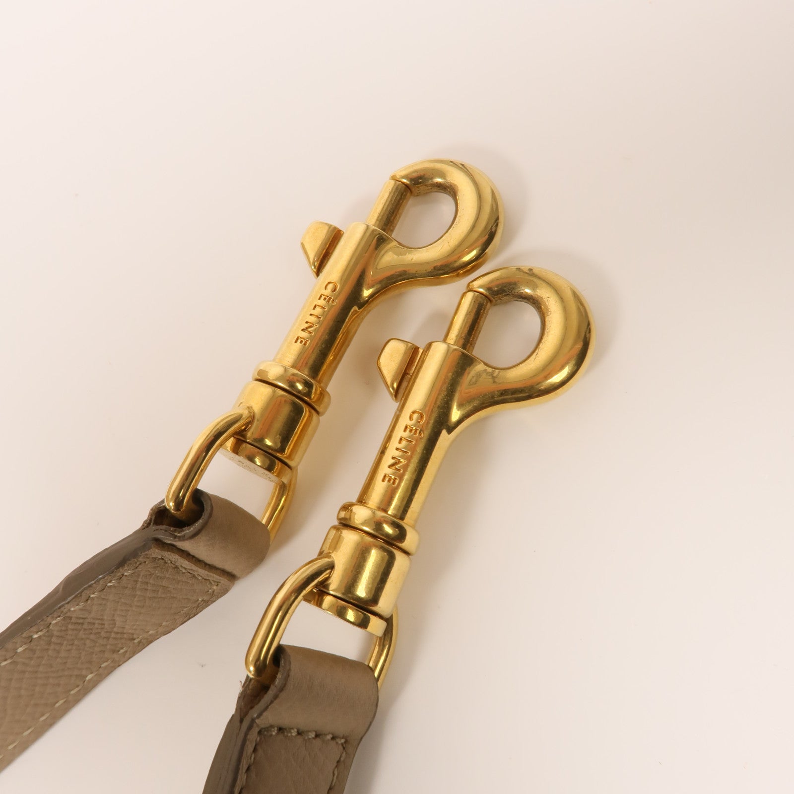 CELINE 牛皮皮革Micro Belt Bag金扣手挽肩背兩用袋