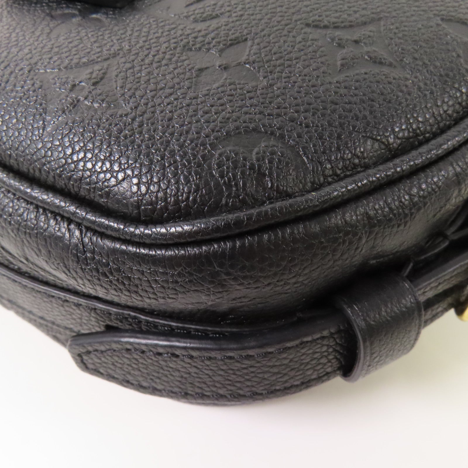 LOUIS VUITTON LV GHW Boite Chapeau Shoulder Bag M45649 Monogram Empreinte Black