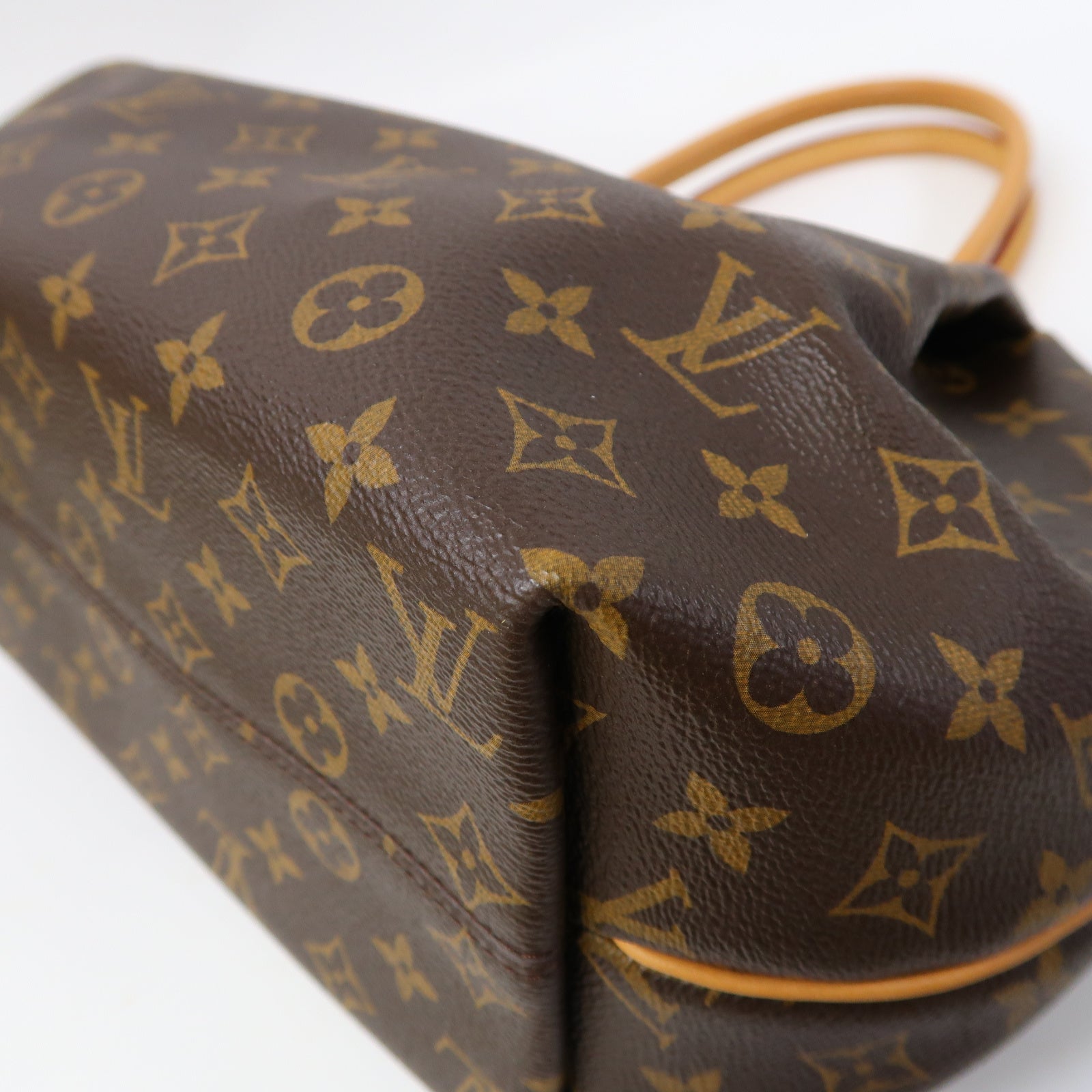 LOUIS VUITTON Monogram Turenne MM金扣手挽肩背兩用袋啡色