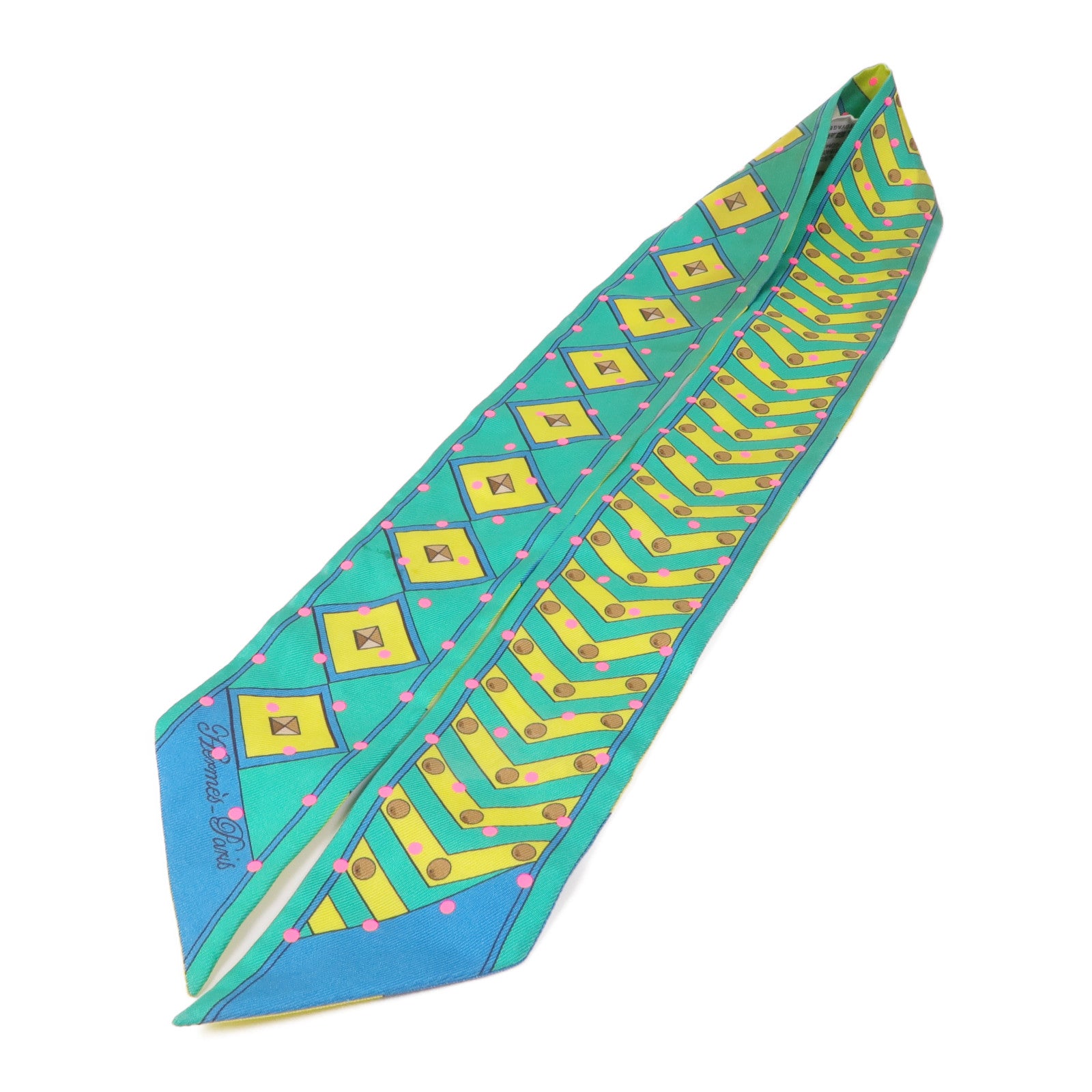 HERMES 絲質Twilly絲巾