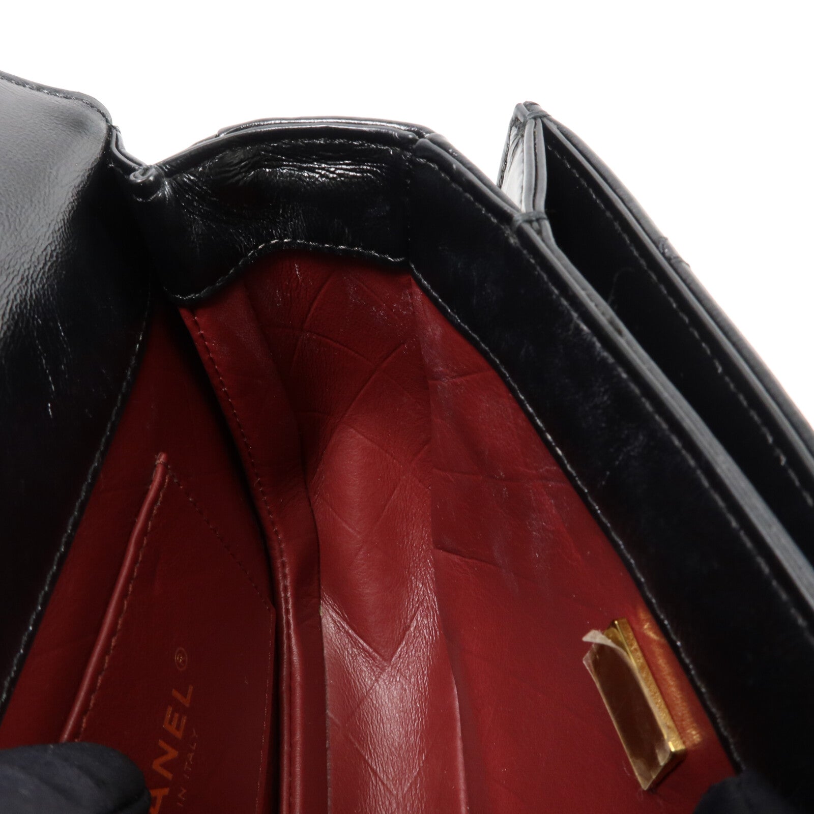 CHANEL 牛皮皮革CC Round Noon Messenger Bag鏈帶肩背袋