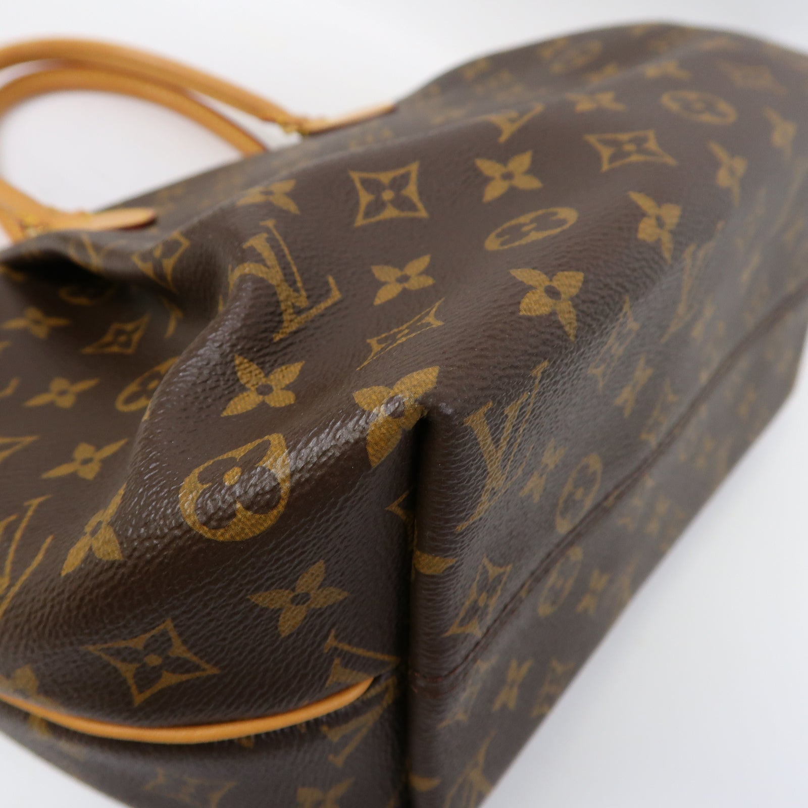 LOUIS VUITTON Monogram Turenne MM金扣手挽肩背兩用袋啡色