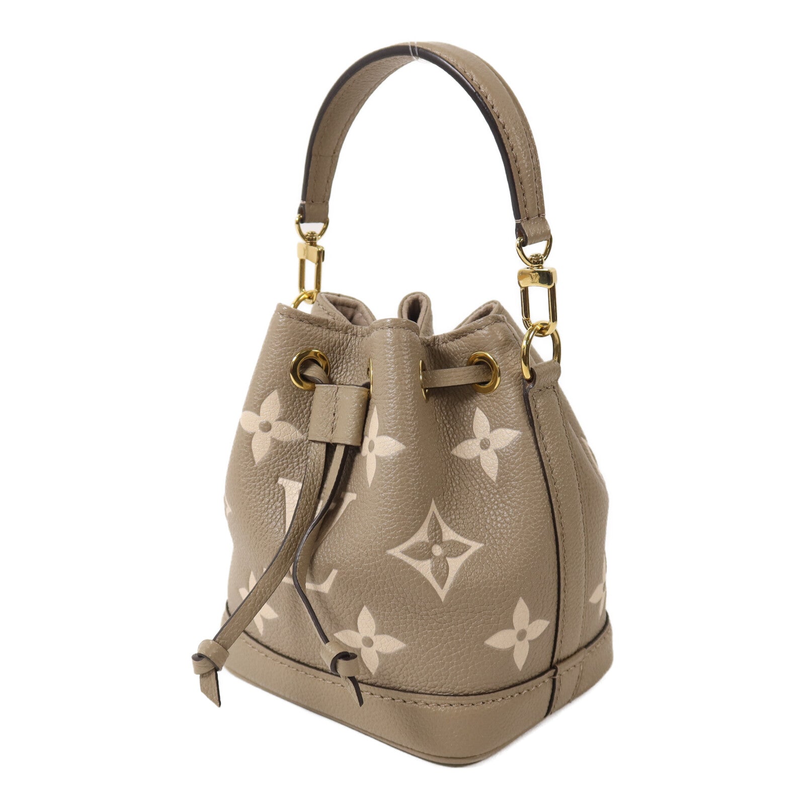 LOUIS VUITTON Monogram Empreinte Nano Noe手挽肩背兩用袋