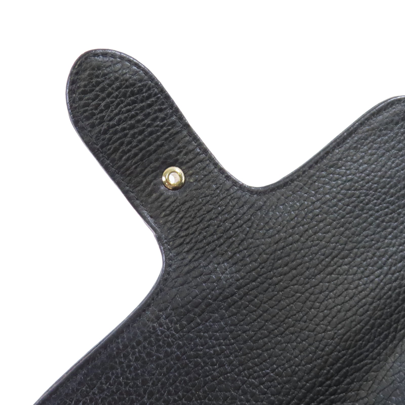 GUCCI 牛皮皮革Interlocking G Shoulder Bag金扣手挽肩背兩用袋黑色