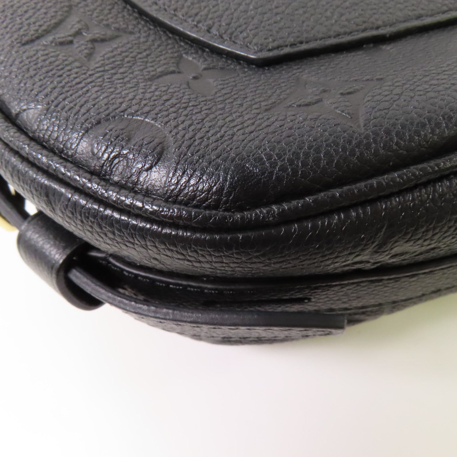 LOUIS VUITTON LV GHW Boite Chapeau Shoulder Bag M45649 Monogram Empreinte Black