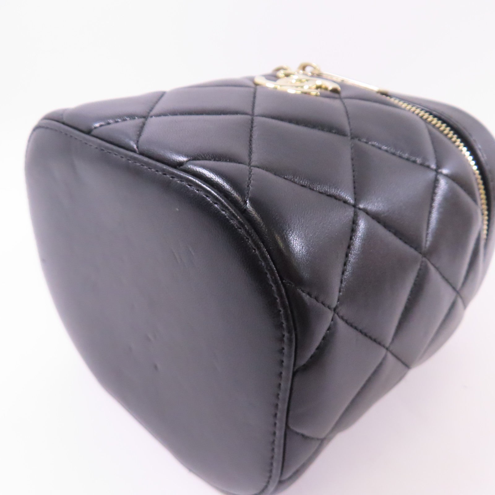 CHANEL 羊皮皮革Trendy CC Vanity Case金扣手挽肩背兩用袋