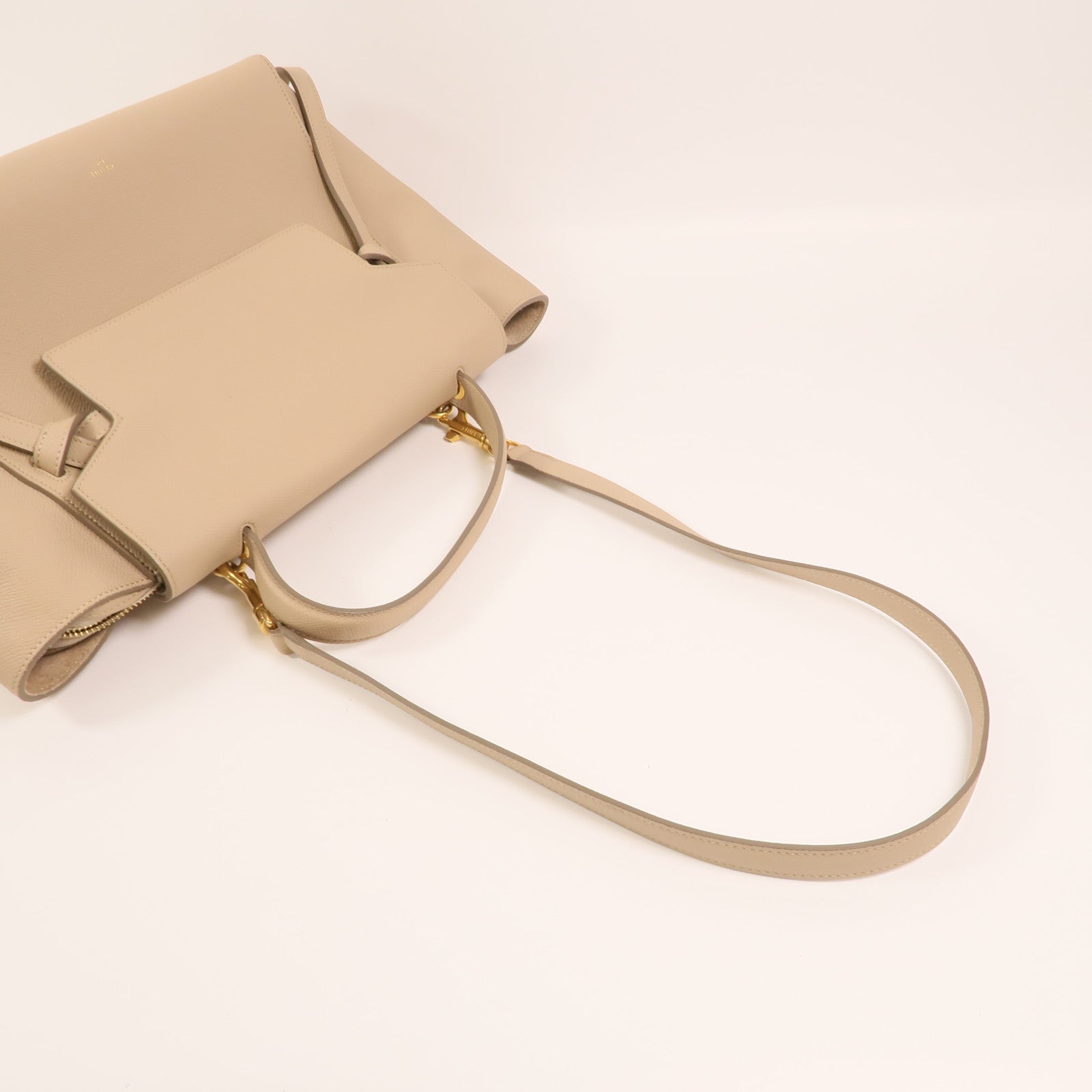 CELINE 牛皮皮革Micro Belt Bag金扣手挽肩背兩用袋