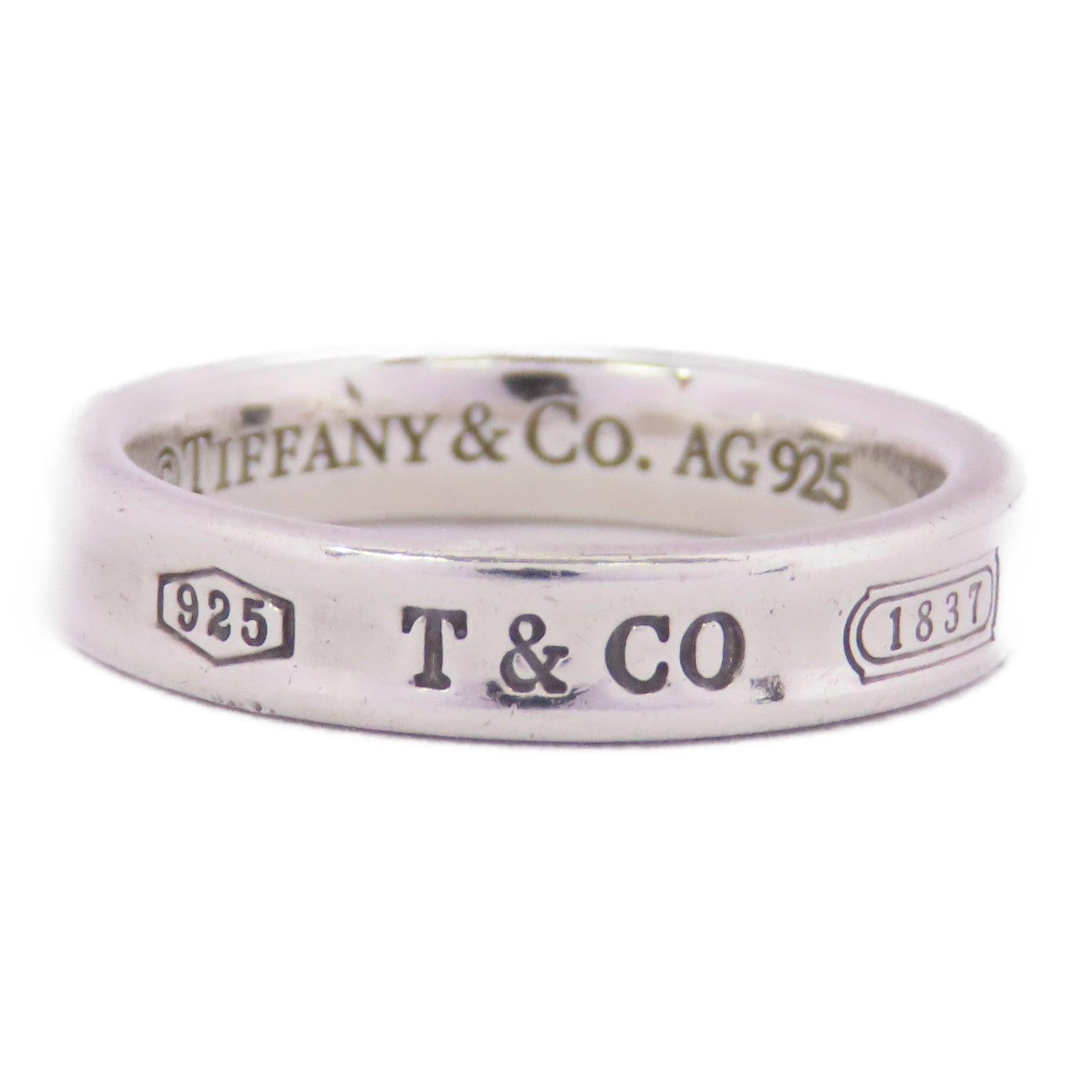 TIFFANY＆CO 925純銀1837 Ring戒指US#6.75