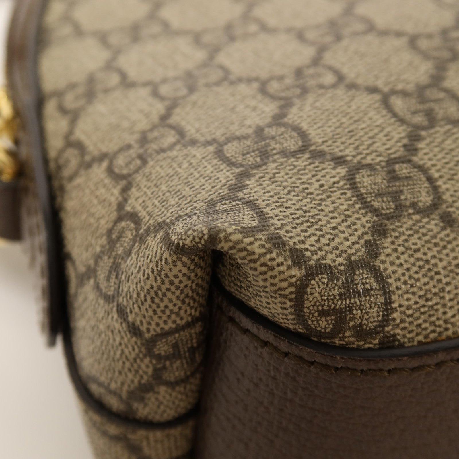 GUCCI 塗層帆布Ophidia金扣肩背袋