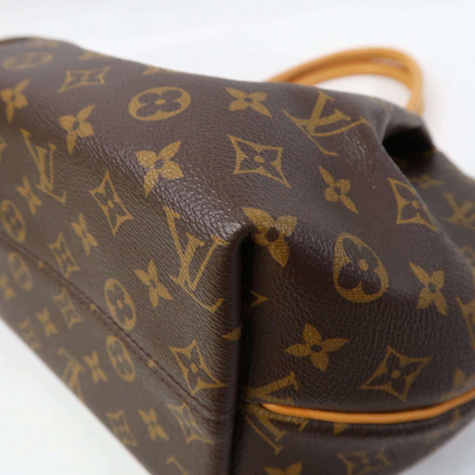 LOUIS VUITTON Monogram Turenne MM金扣手挽肩背兩用袋啡色