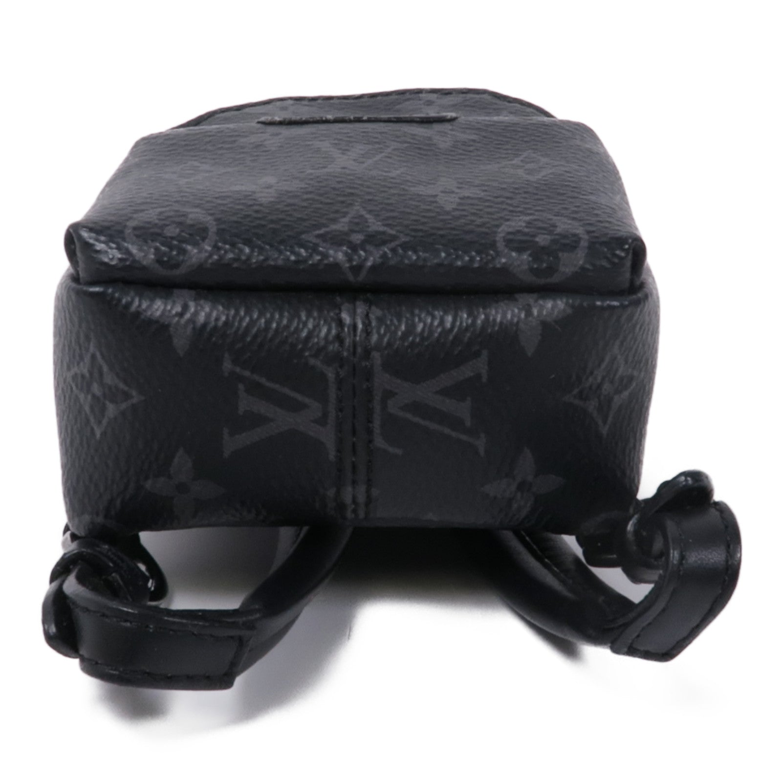 LOUIS VUITTON Monogram Eclipse Charm銀扣零錢包