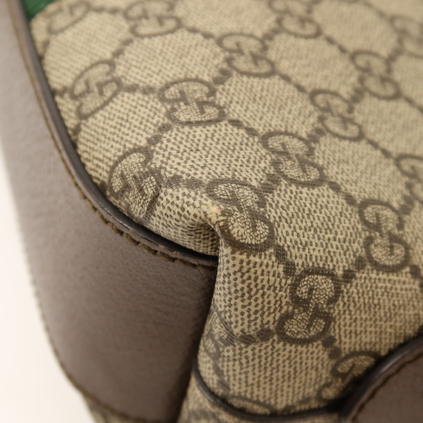 GUCCI 塗層帆布Ophidia金扣肩背袋