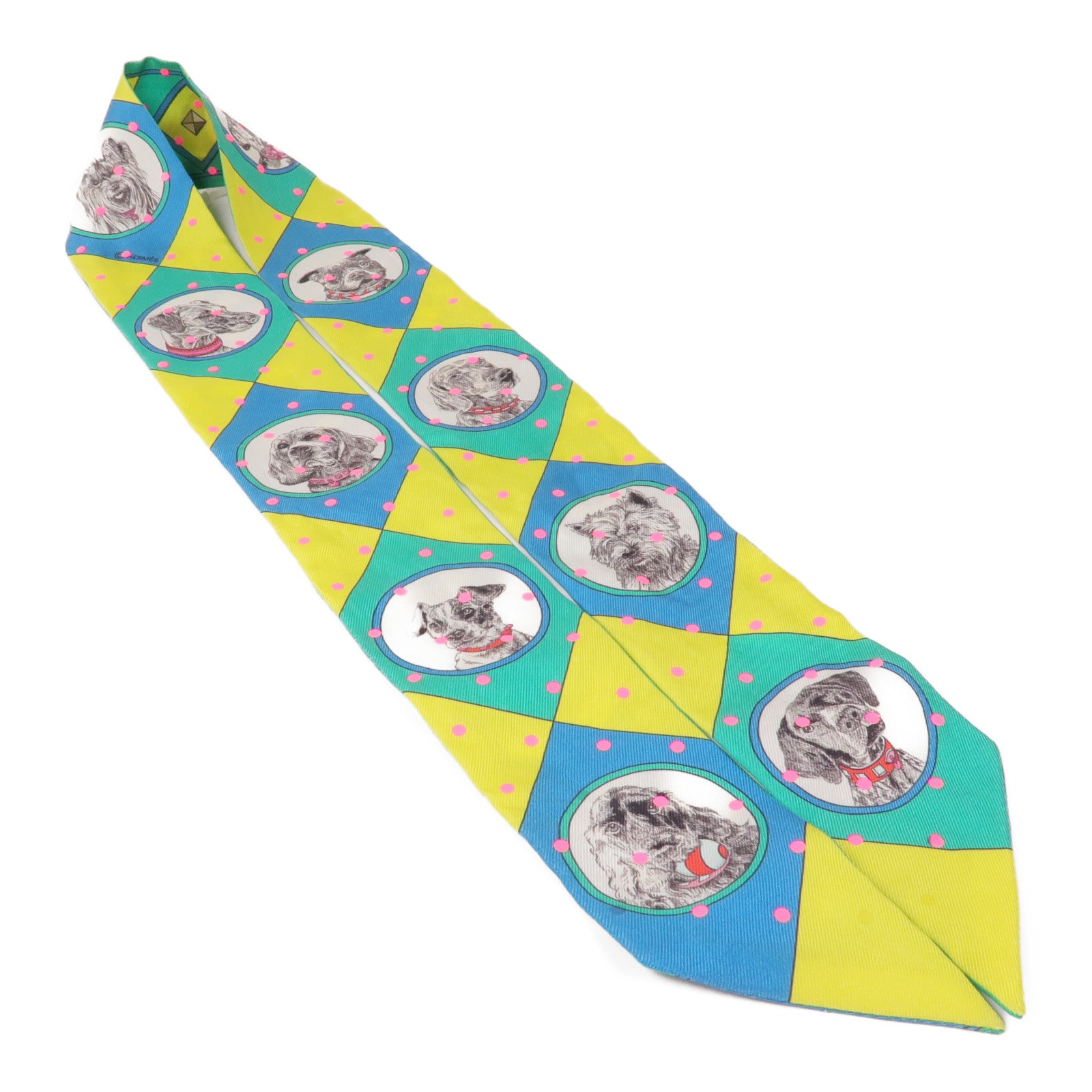 HERMES 絲質Twilly絲巾