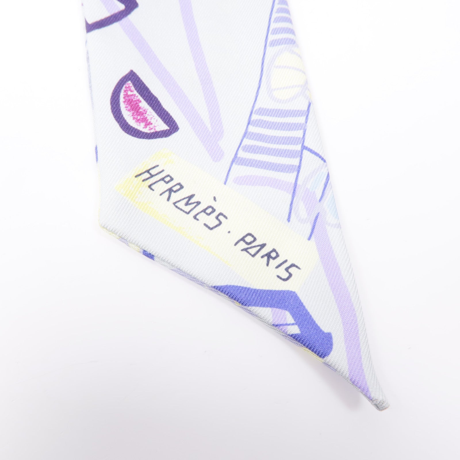 HERMES 絲質Twilly絲巾