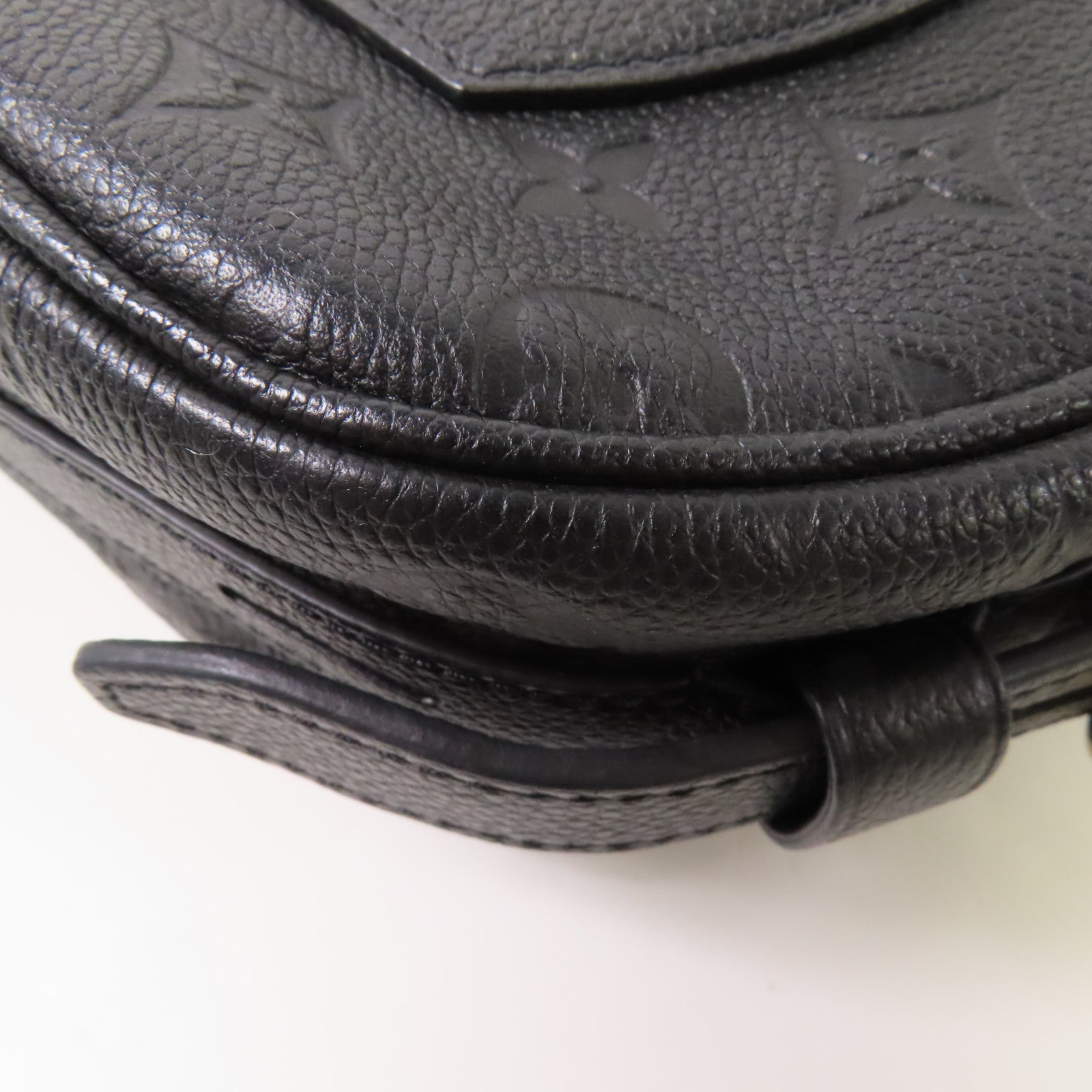 LOUIS VUITTON LV GHW Boite Chapeau Shoulder Bag M45649 Monogram Empreinte Black