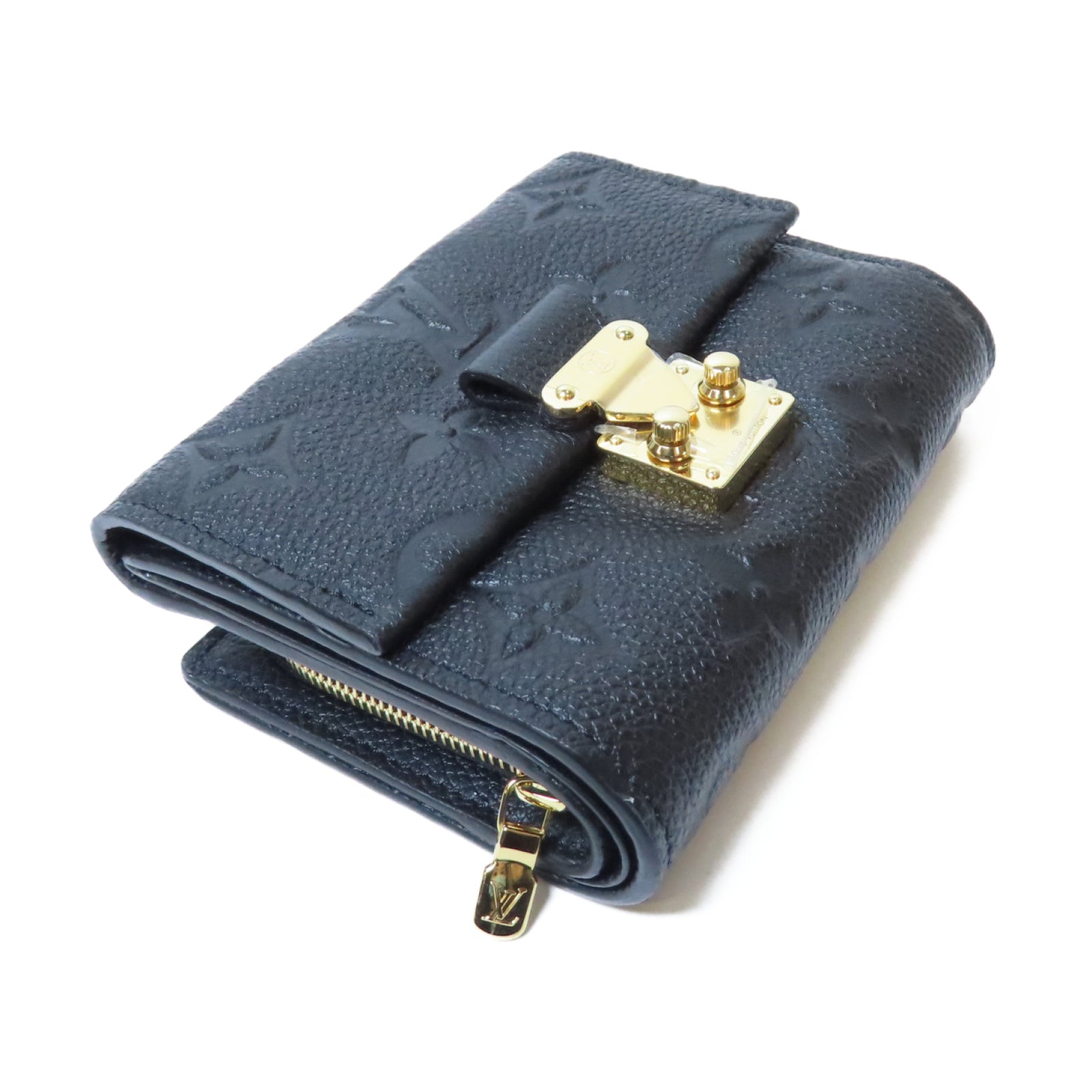 LOUIS VUITTON 【激減優惠】Monogram Empreinte Metis Wallet金扣錢包黑色