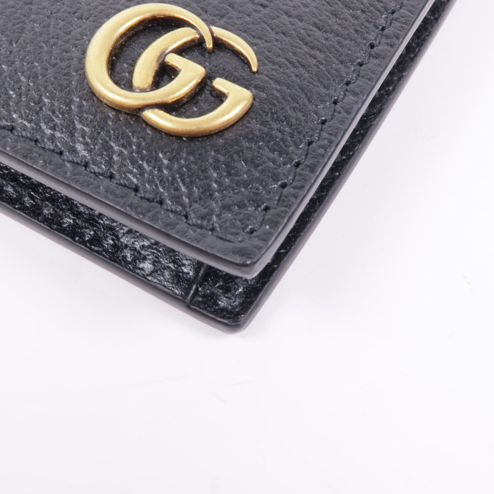 GUCCI 牛皮皮革GG Marmont Wallet金扣錢包