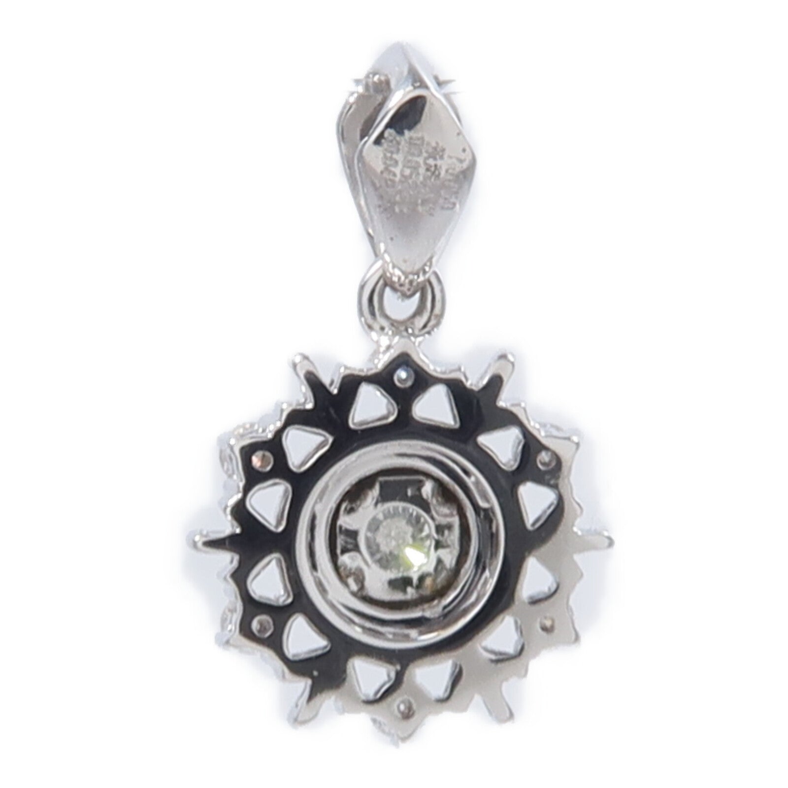 JEWELRY 18K白金Diamond Pendant Top鑽石吊墜
