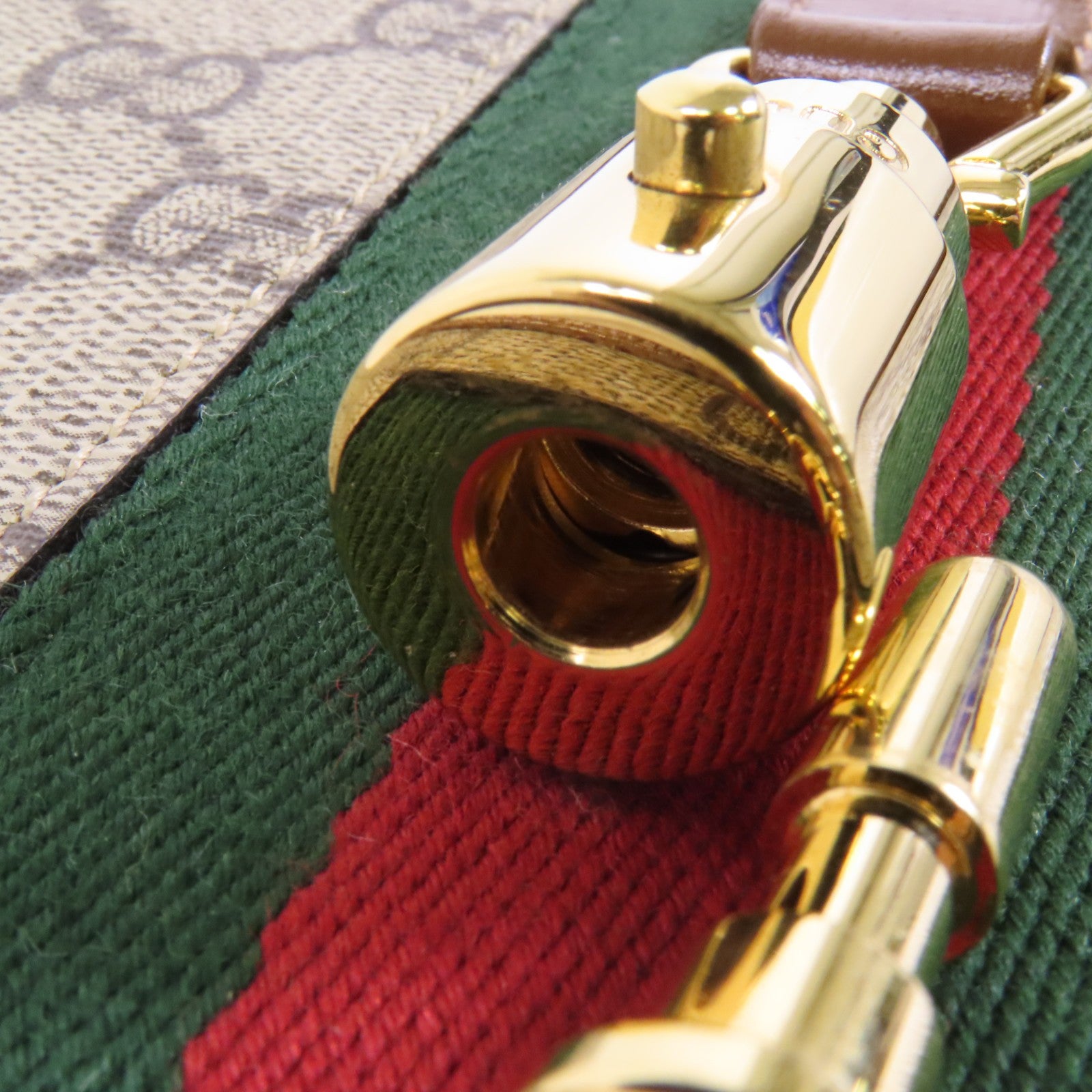 GUCCI 塗層帆布Jackie 1961 Medium金扣手挽肩背兩用袋