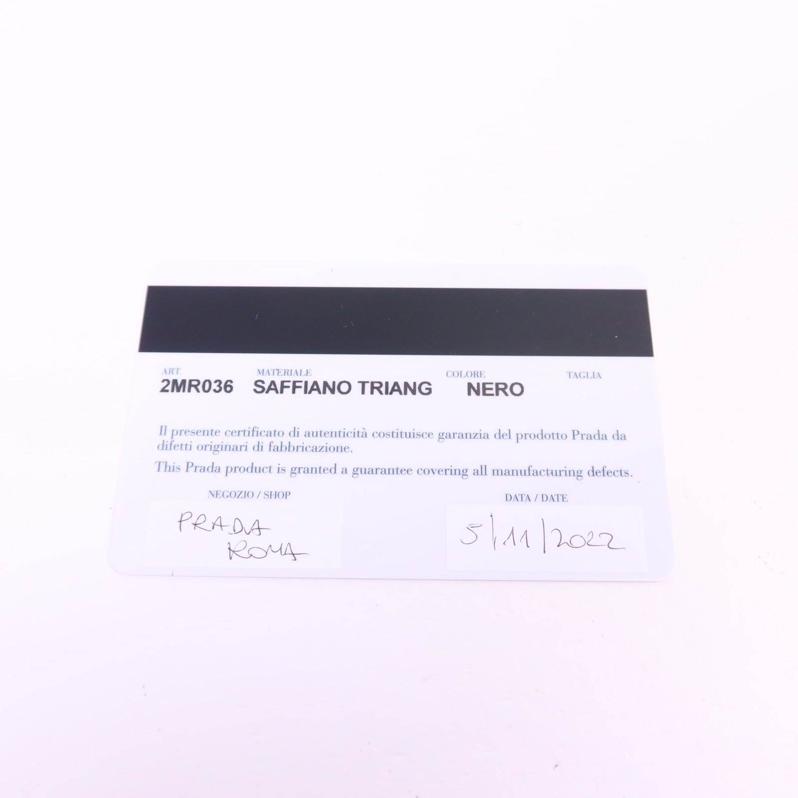 PRADA Saffiano皮革Trifold Wallet銀扣錢包