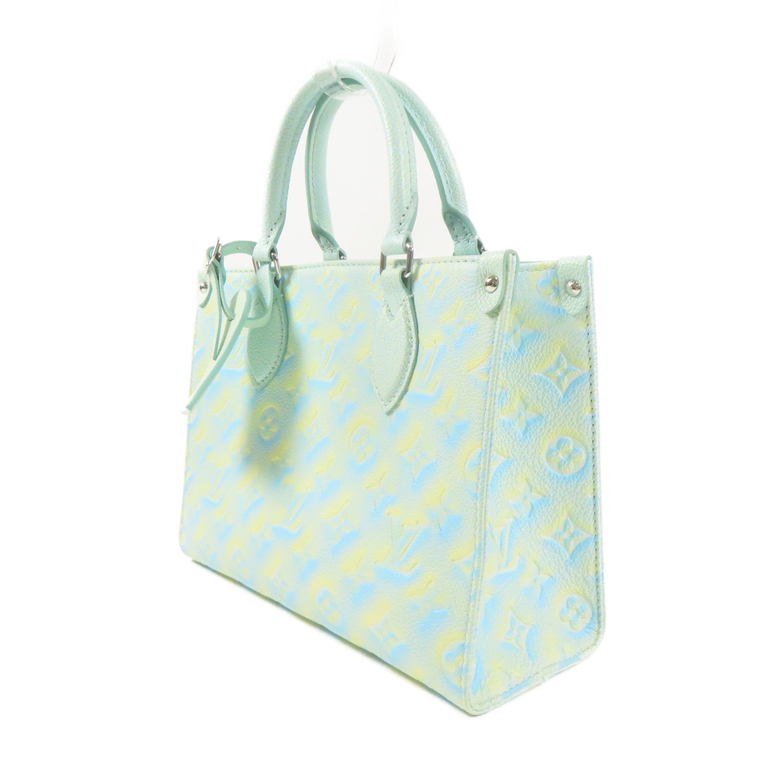 LOUIS VUITTON Monogram Empreinte OnTheGo銀扣手挽肩背兩用袋