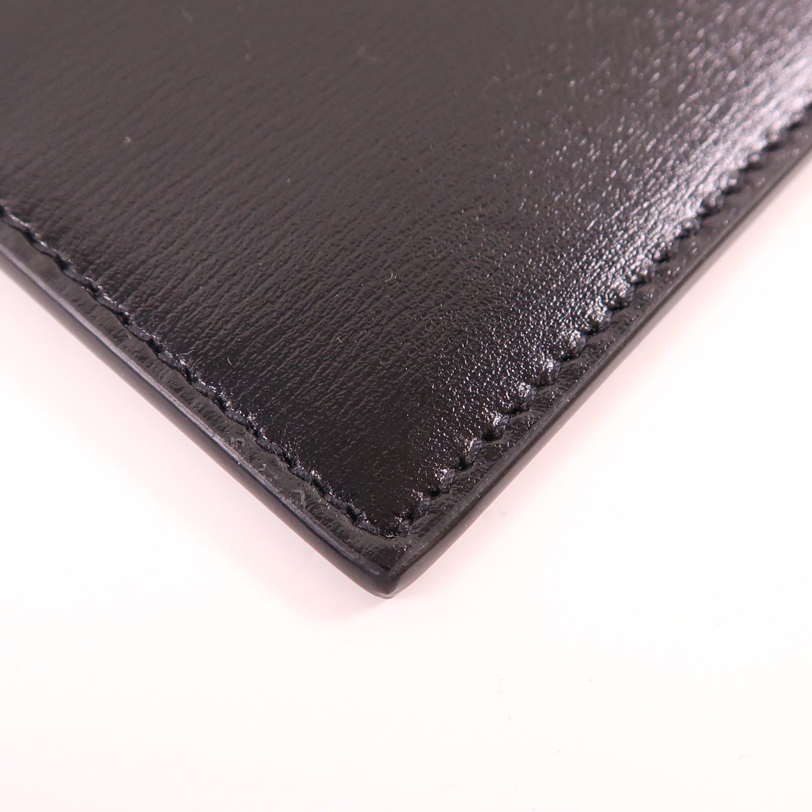 SAINT LAURENT 牛皮皮革Tiny Cassandre Card Case金扣卡片套